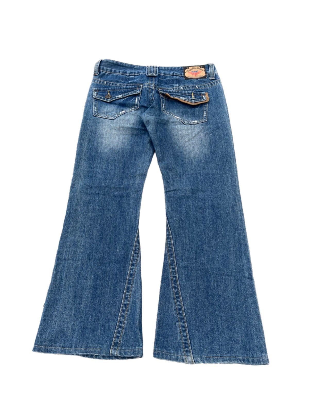 Japanese Brand Kapalili Denim Flare Bootcut Jeans Japanese Brand Size 33" - 2 Thumbnail