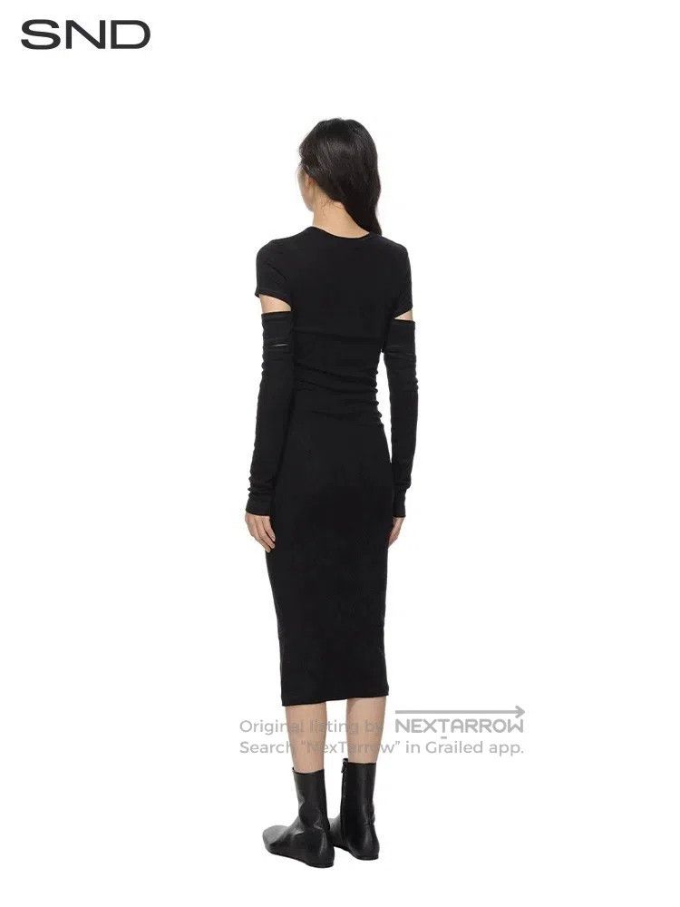 short black sequin dress with long sleeves Myka | Black Sequin Long-Sleeve Ruffle Hem Mini Dress