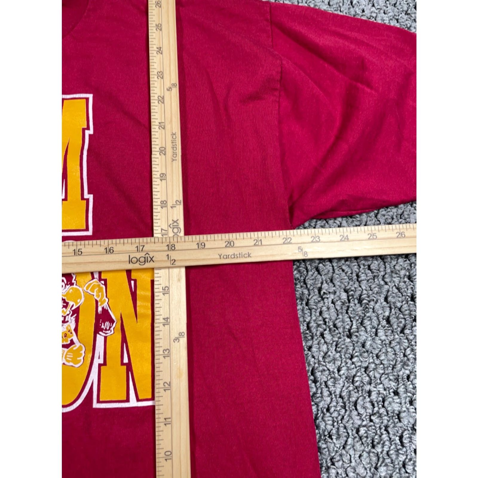 Fruit Of The Loom VTG Davison Michigan 90s T-Shirt Adult XL Dark Red 50-50 USA Tag Fruit of the Loom Size US XL / EU 56 / 4 - 5 Thumbnail