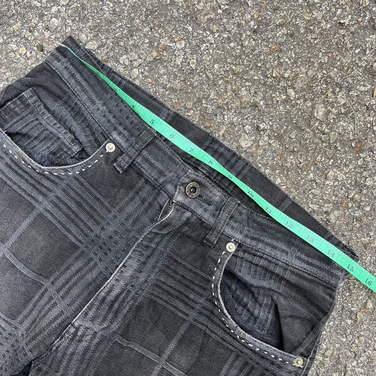 Japanese Brand PPFM Japanese Checkered Faded Black Pants Size US 30 / EU 46 - 5 Thumbnail