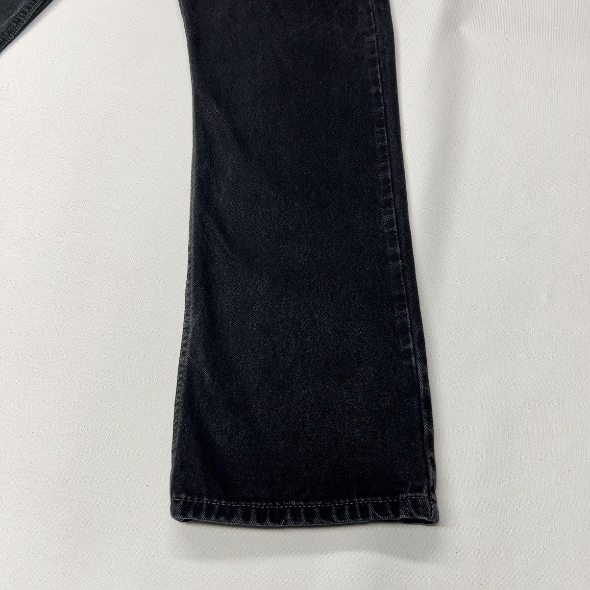 Levi's × Vintage Levis Jeans Black 505 Regular Fit Straight Denim Faded Size US 38 / EU 54 - 2 Thumbnail