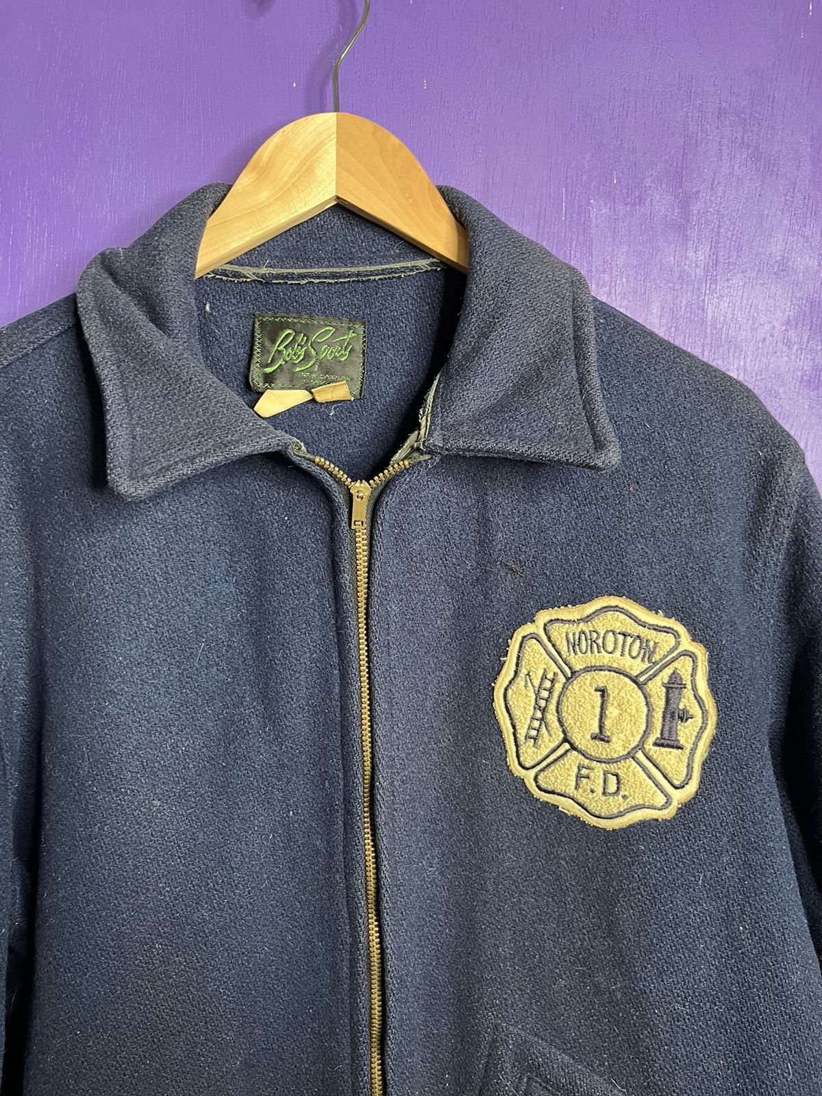 Vintage Vintage 60s Noroton fire department heavy jacket Size US L / EU 52-54 / 3 - 3 Thumbnail