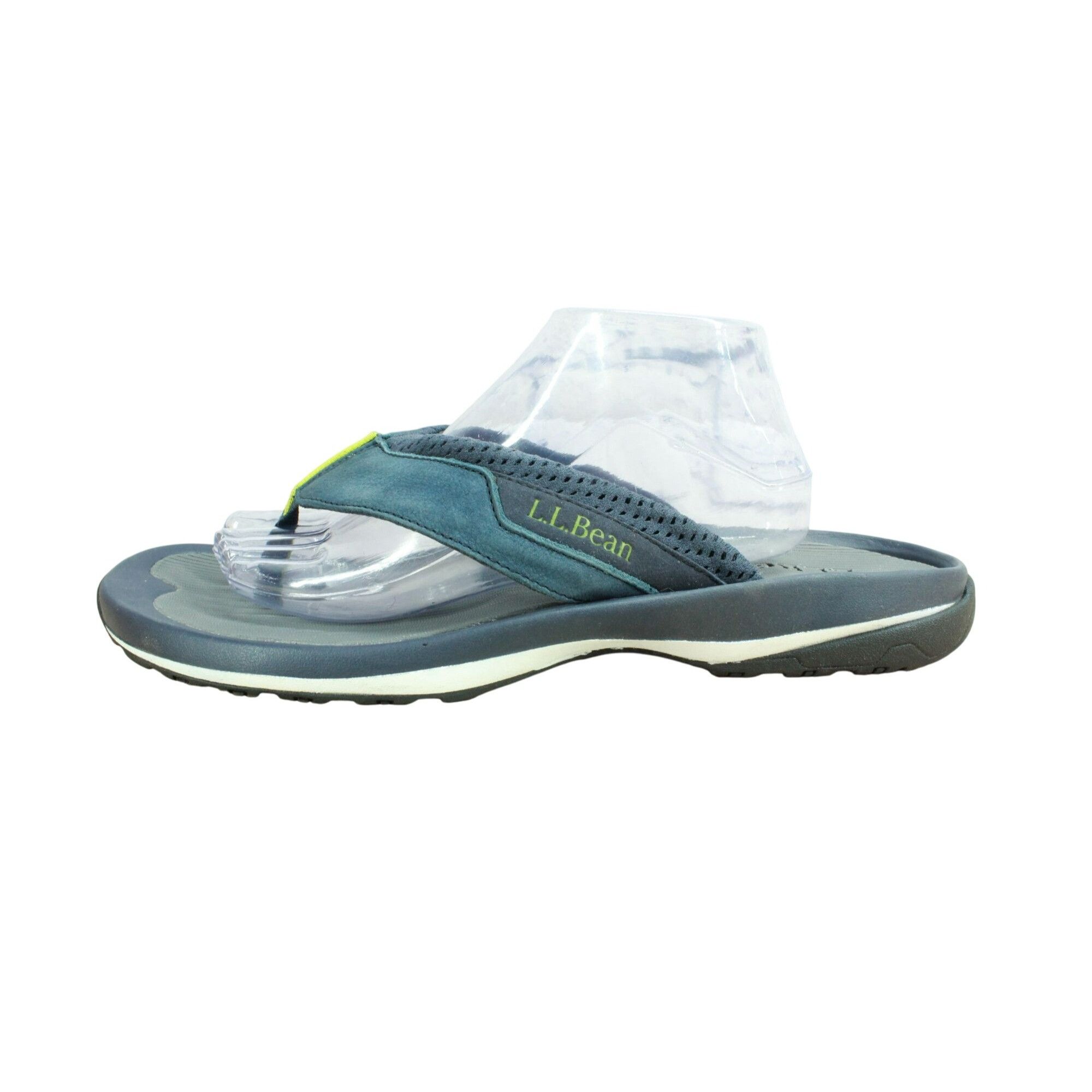 L.L. Bean LL Bean Men's Blue Suede Swift River Cushioned Flip-Flops Size US 13 / EU 46 - 1 Thumbnail
