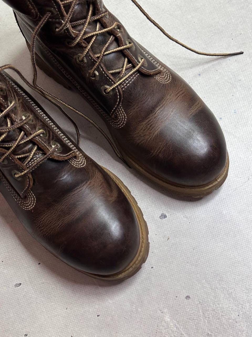 Timberland Timberland Premium 6-Inch Vintage Boots Brown Leather Size 9 Size US 9 / EU 42 - 4 Thumbnail