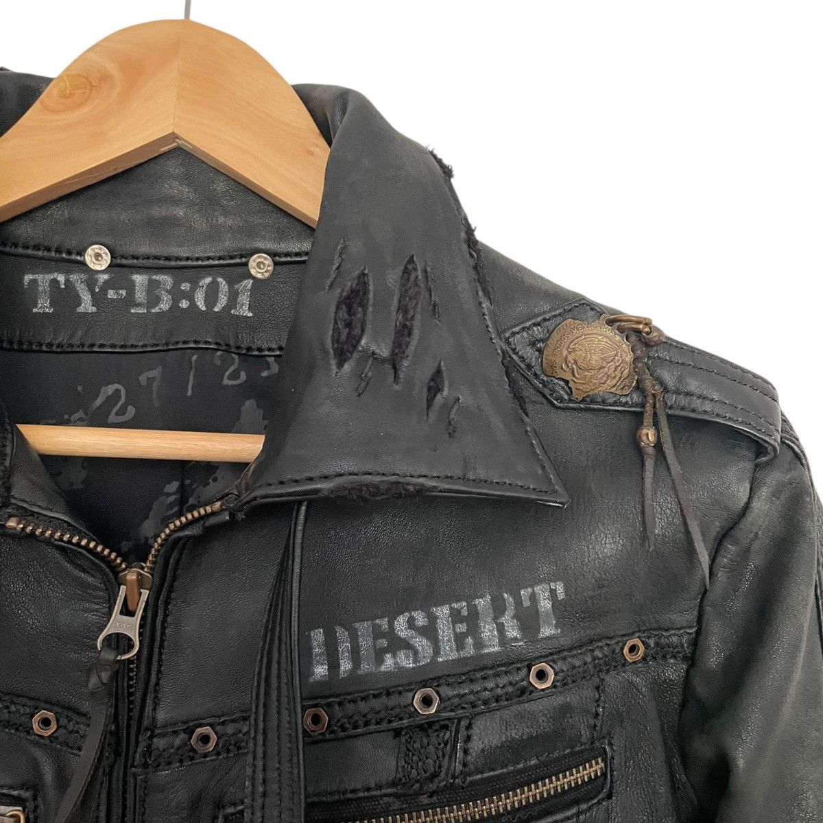 14th Addiction 14th addiction sheep skin desert rider jacket | Grailed