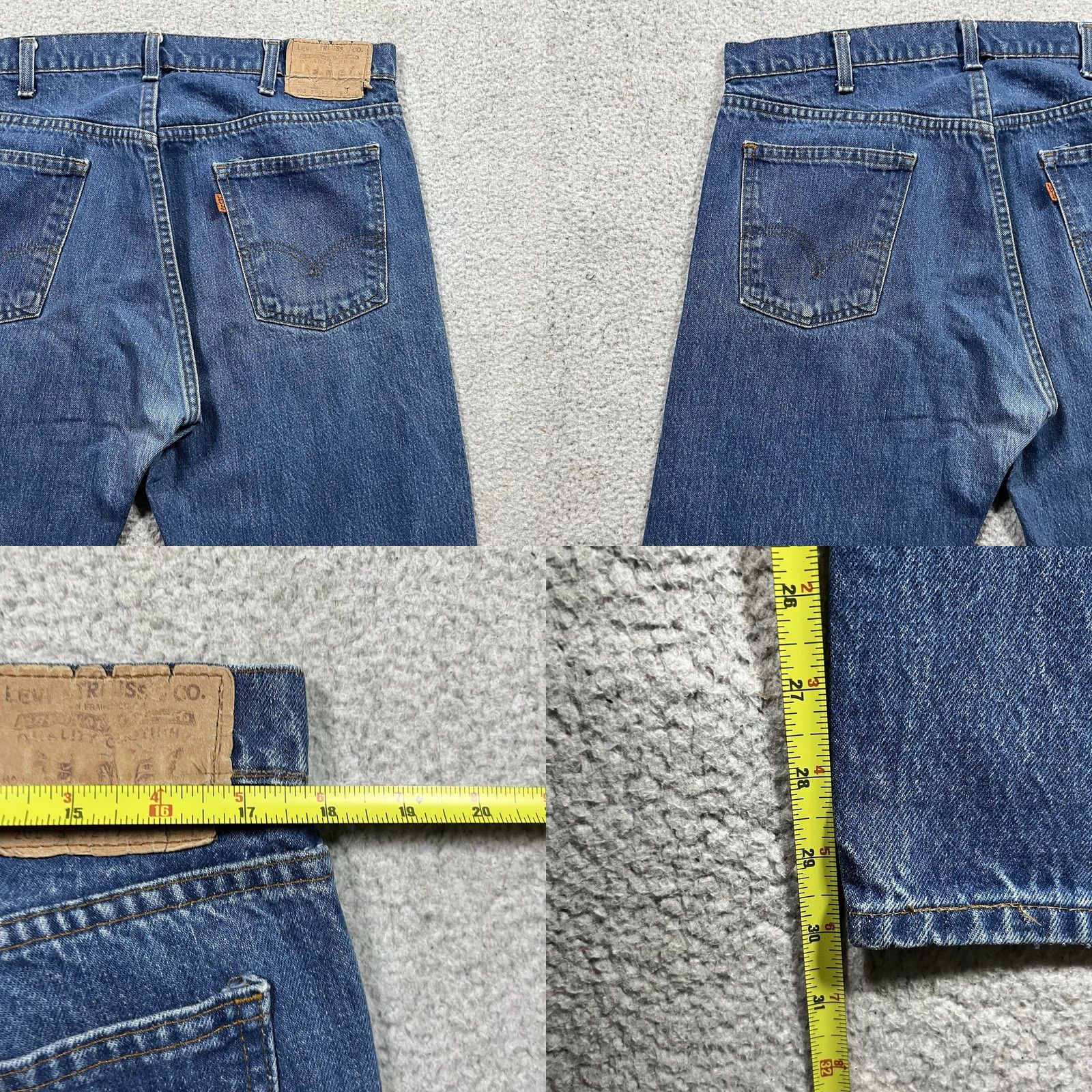 Levi's VINTAGE Levi's 505 Jeans Mens 36x30 Blue Denim 80s USA Hipster Retro Rock Cowboy Grunge 5-Pocket Mens Regular Jeans Size US 36 / EU 52 - 10 Thumbnail
