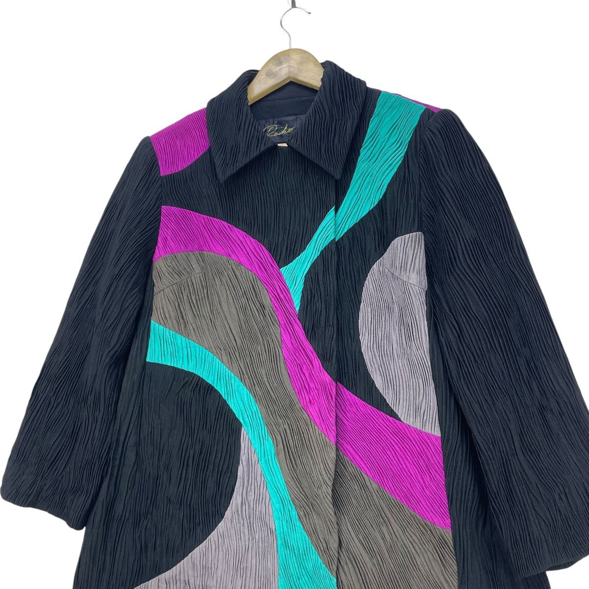 Japanese Brand 💥Mr Reiko Pleat Colourful art Issey Miyake Pleats Please Size M / US 6-8 / IT 42-44 - 3 Thumbnail