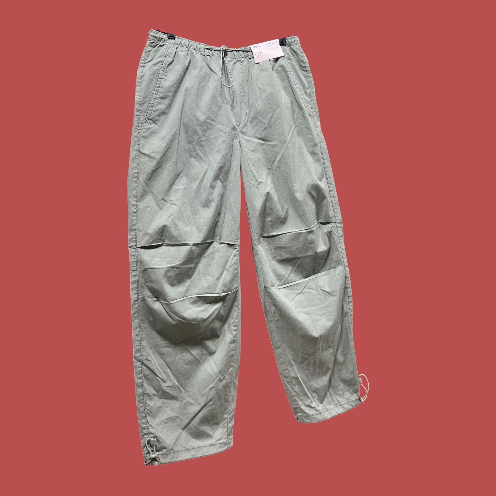 Arizona Jean Co. Arizona - Men's Drawstring Waist Baggy Fit Cargo Pant - Gree Size ONE SIZE - 18 Thumbnail