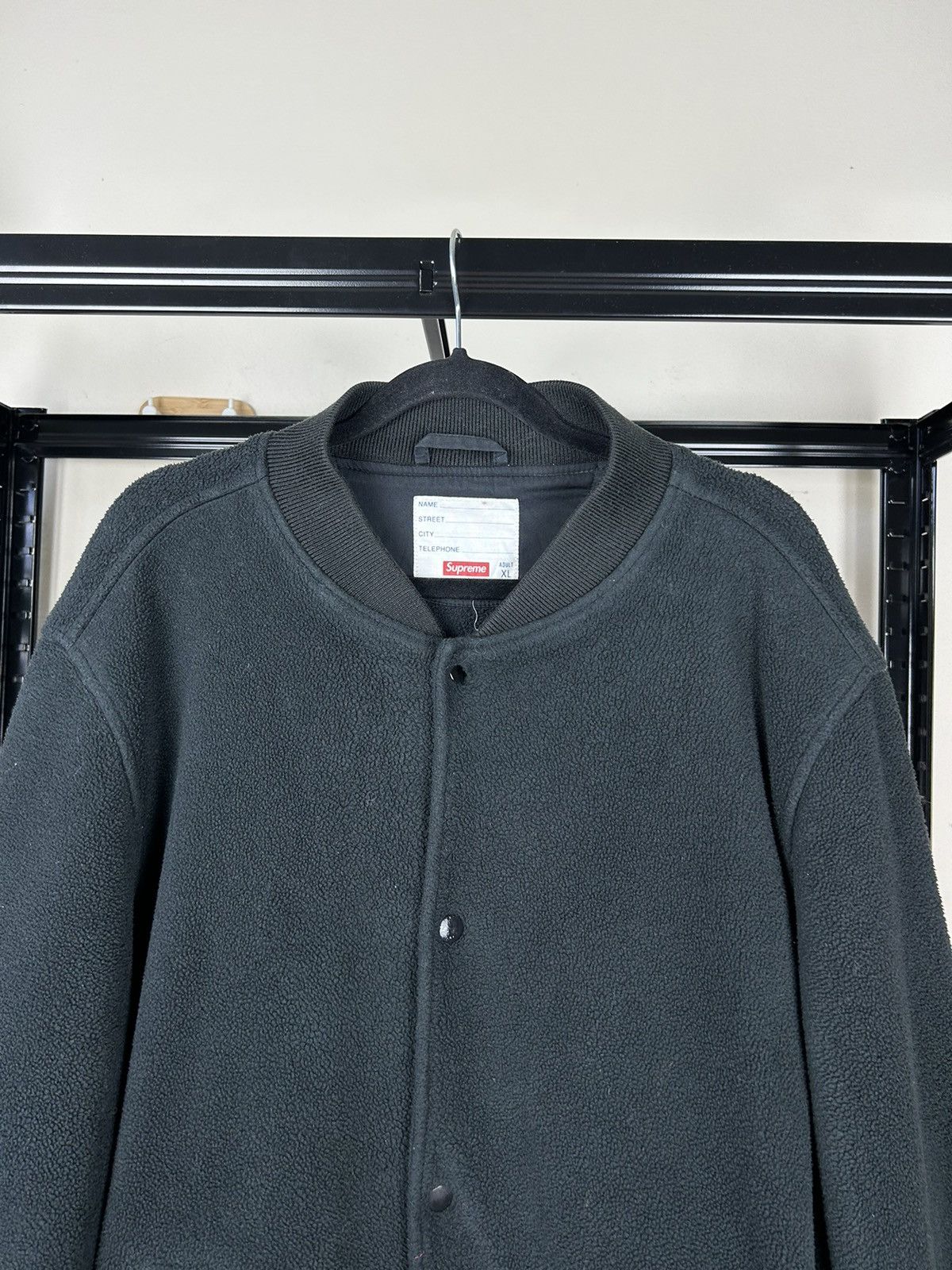 Supreme × Vintage Surpeme Fleece Jacket ‘Black’ Size US XL / EU 56 / 4 - 9 Thumbnail