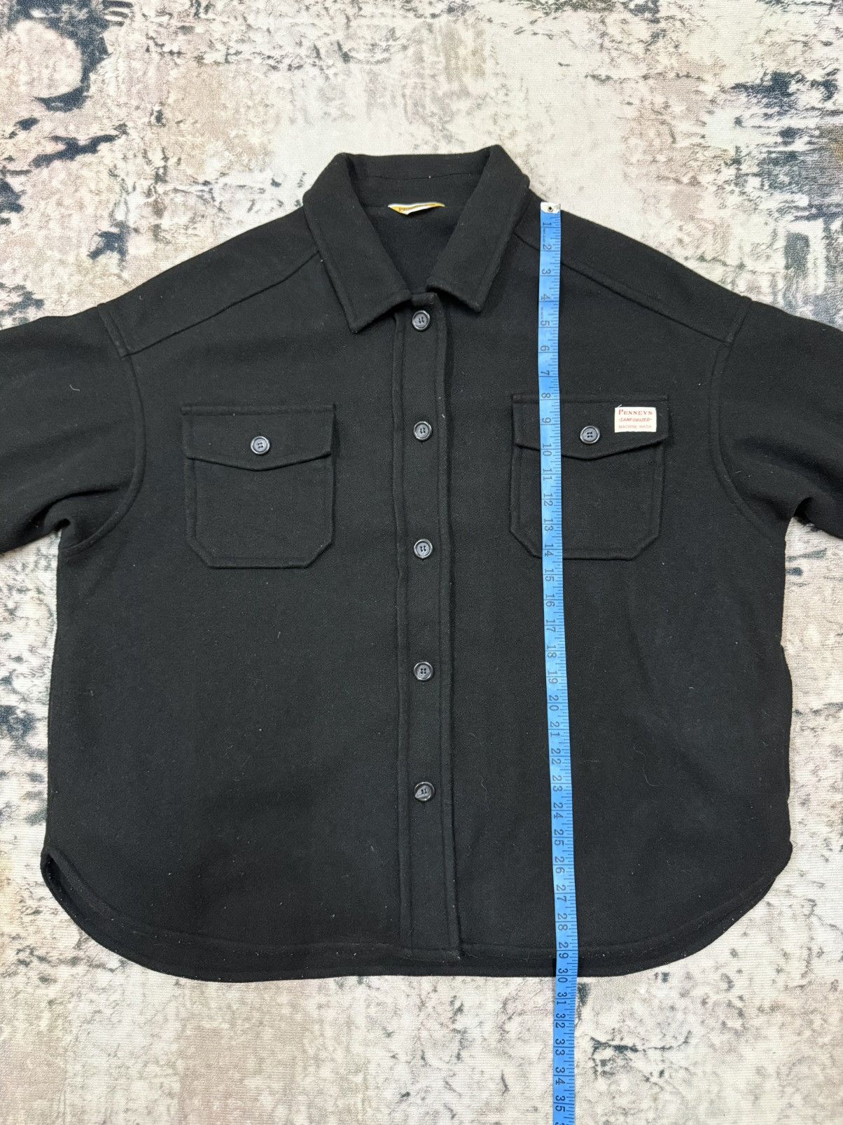 JCPenney Vintage Penney’s Overshirt Button Up Wool Jacket Size US L / EU 52-54 / 3 - 12 Thumbnail