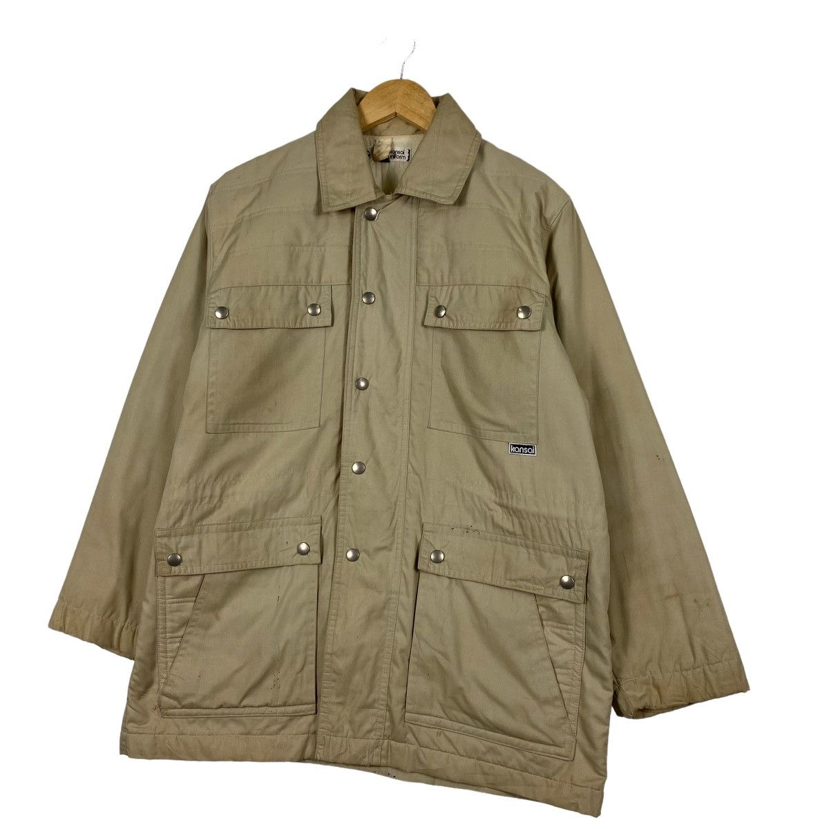 Kansai Yamamoto 1980s Kansai Eye Uniform - Japanese Brand - Boxy Work Jacket Size US M / EU 48-50 / 2 - 2 Thumbnail