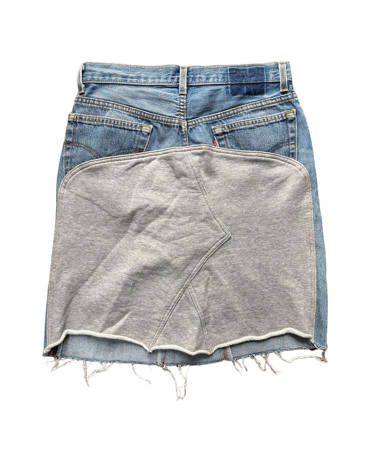 Needles Rebuild by Needles Denim Skirt 30 Size 32" / US 10 / IT 46 - 4 Thumbnail