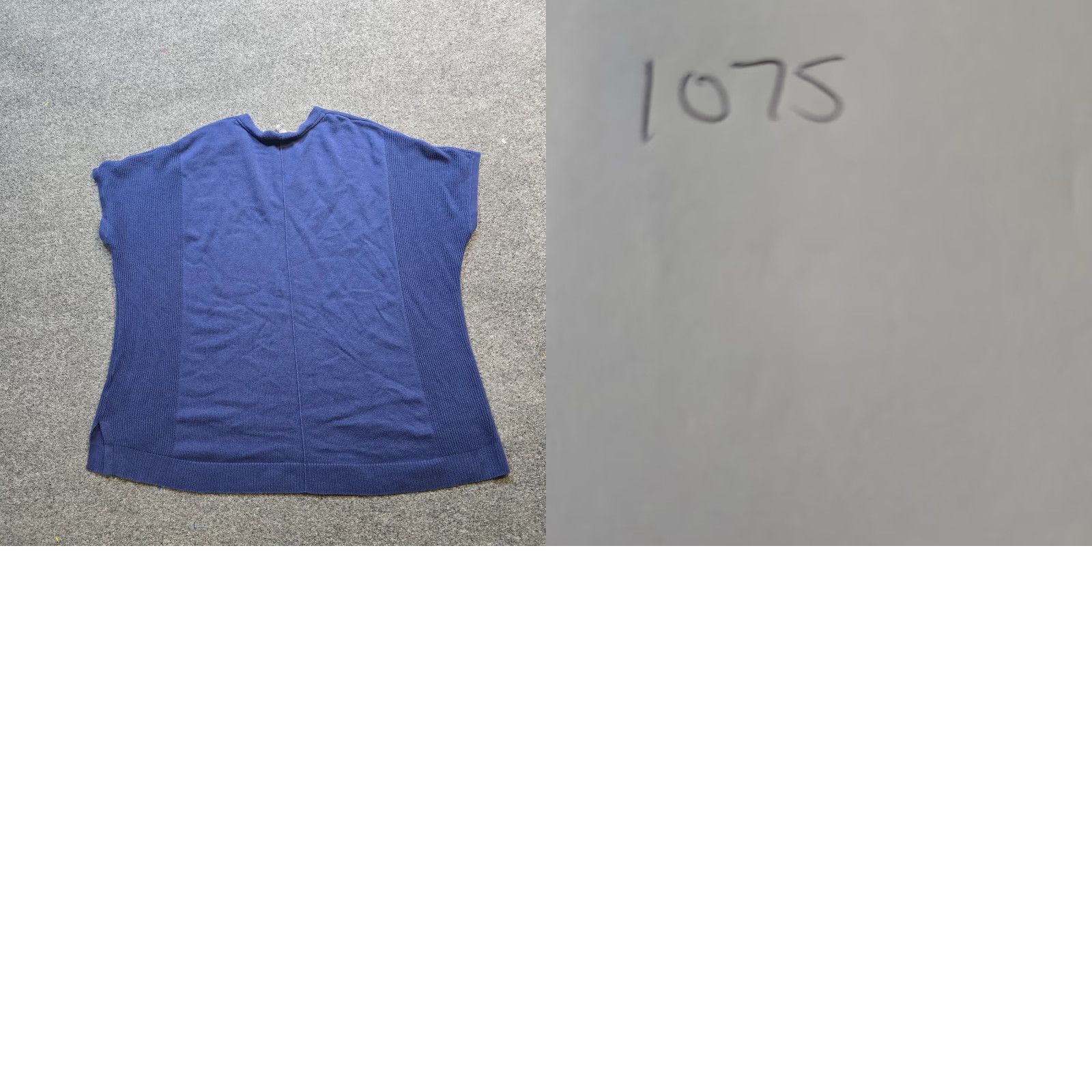 Isaac Mizrahi Isaac Mizrahi Live Sweater Women XL Blue Knit Short Sleeve Boxy Casual Basic Size XL / US 12-14 / IT 48-50 - 8 Thumbnail