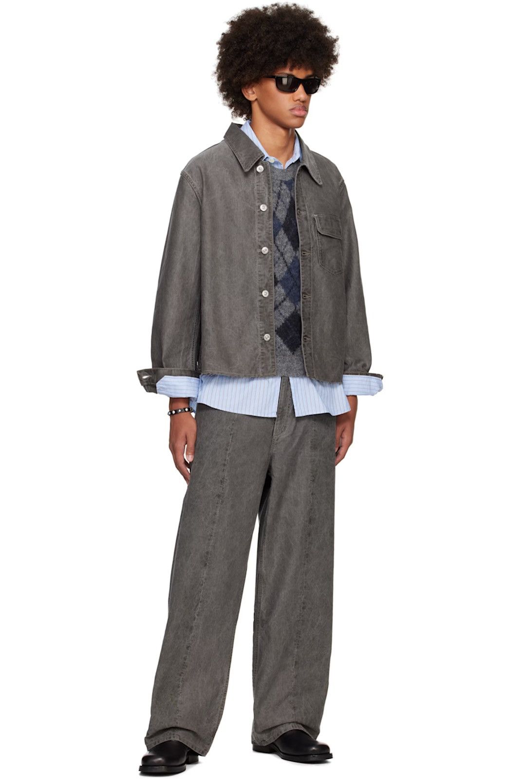 Our Legacy Rebirth Jacket Olive Black Wash Size US M / EU 48-50 / 2 - 2 Thumbnail