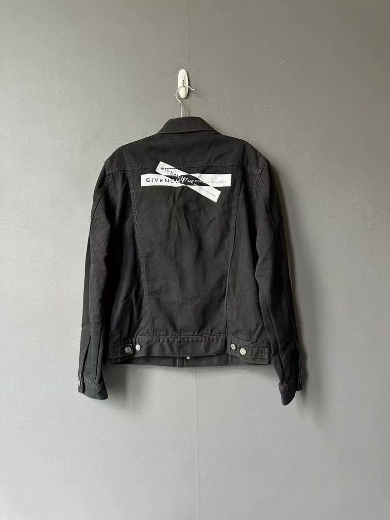 Givenchy Givenchy Givenchy Black Denim Jacket for Men -2507 Size US XL / EU 56 / 4 - 2 Thumbnail