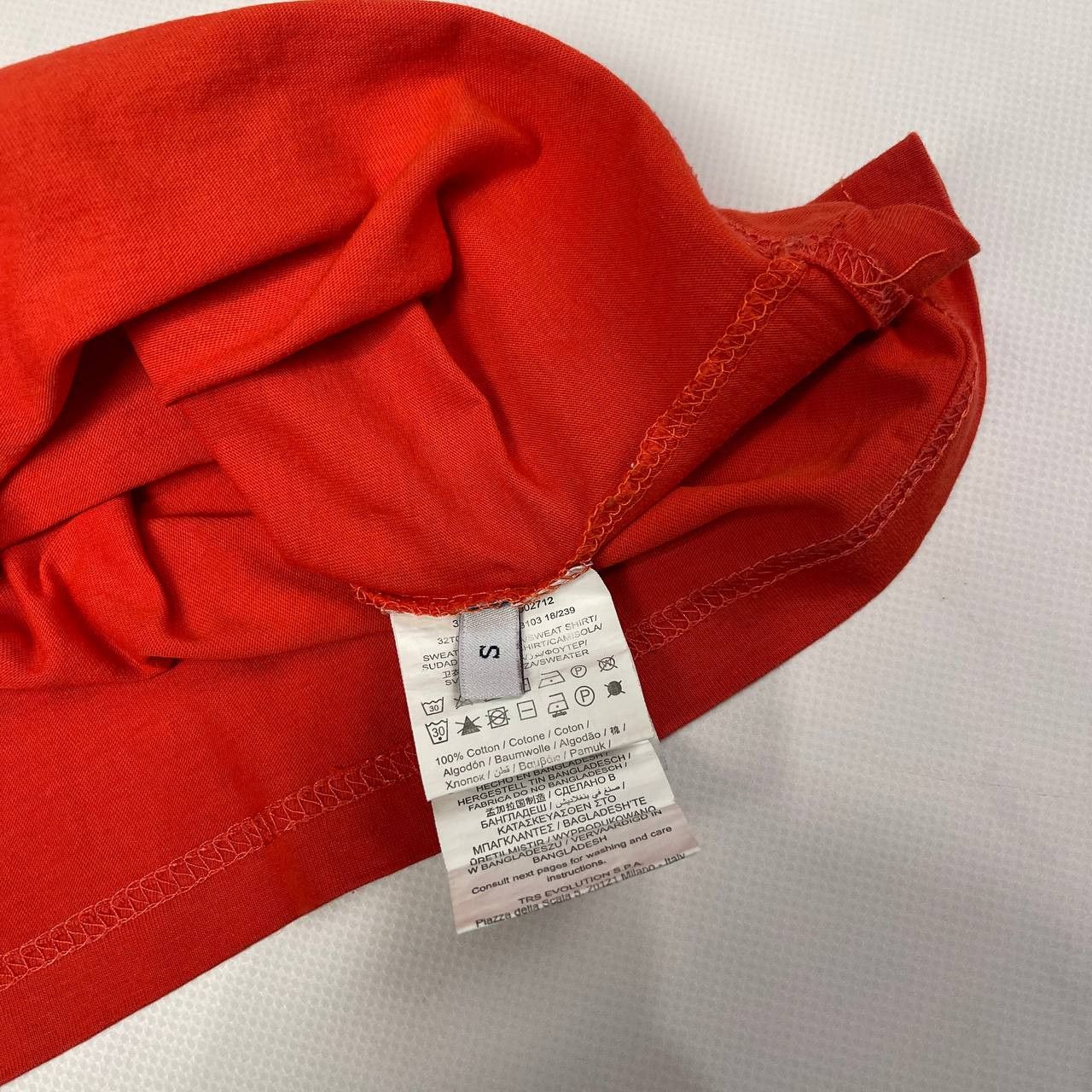 Trussardi Trussardi Big Logo Luxury Short Sleeve T Shirt Red Size S Size US S / EU 44-46 / 1 - 17 Thumbnail