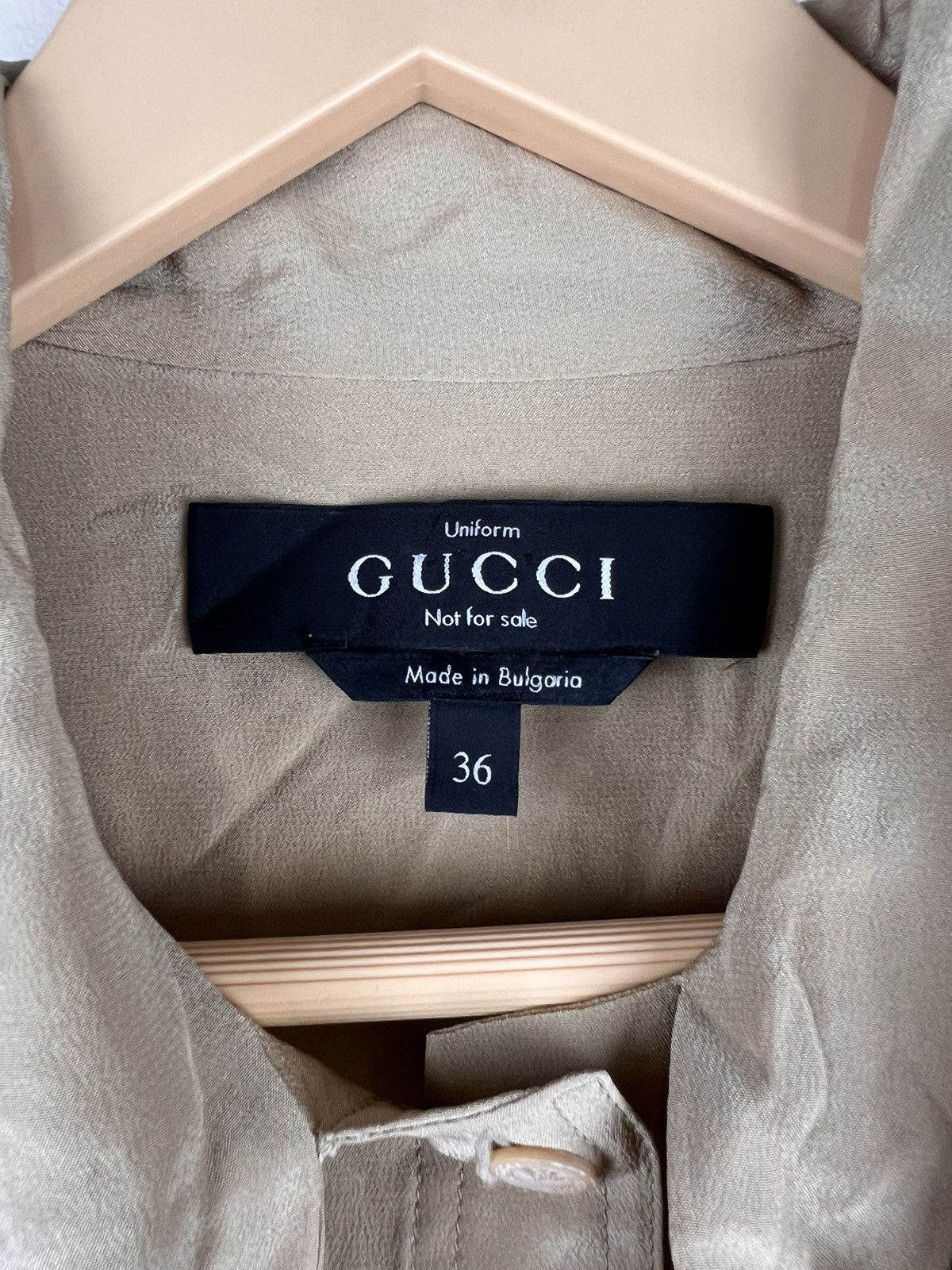 Gucci GUCCI 2013 UNIFORM SILK LONGSLEEVE Size L / US 10 / IT 46 - 4 Thumbnail