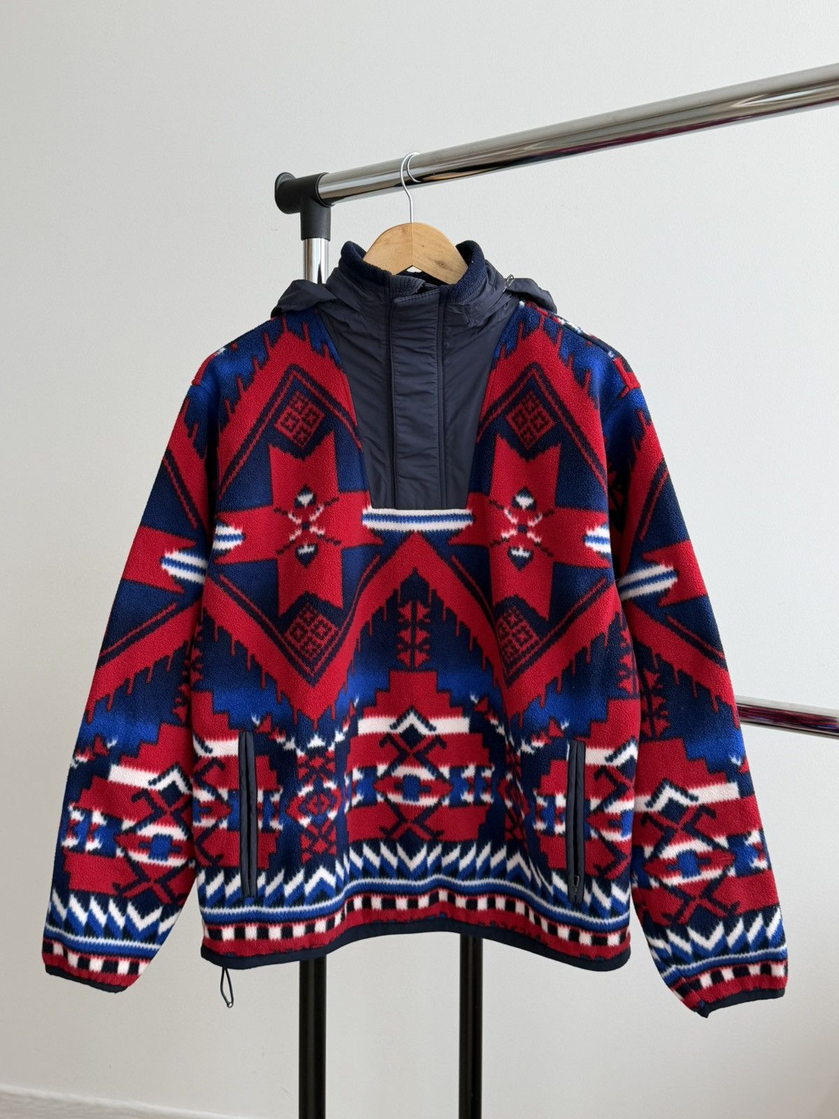 Polo Ralph Lauren Polo Ralph Lauren Vintage Aztec Southwestern Fleece Jacket Size US M / EU 48-50 / 2 - 1 Thumbnail