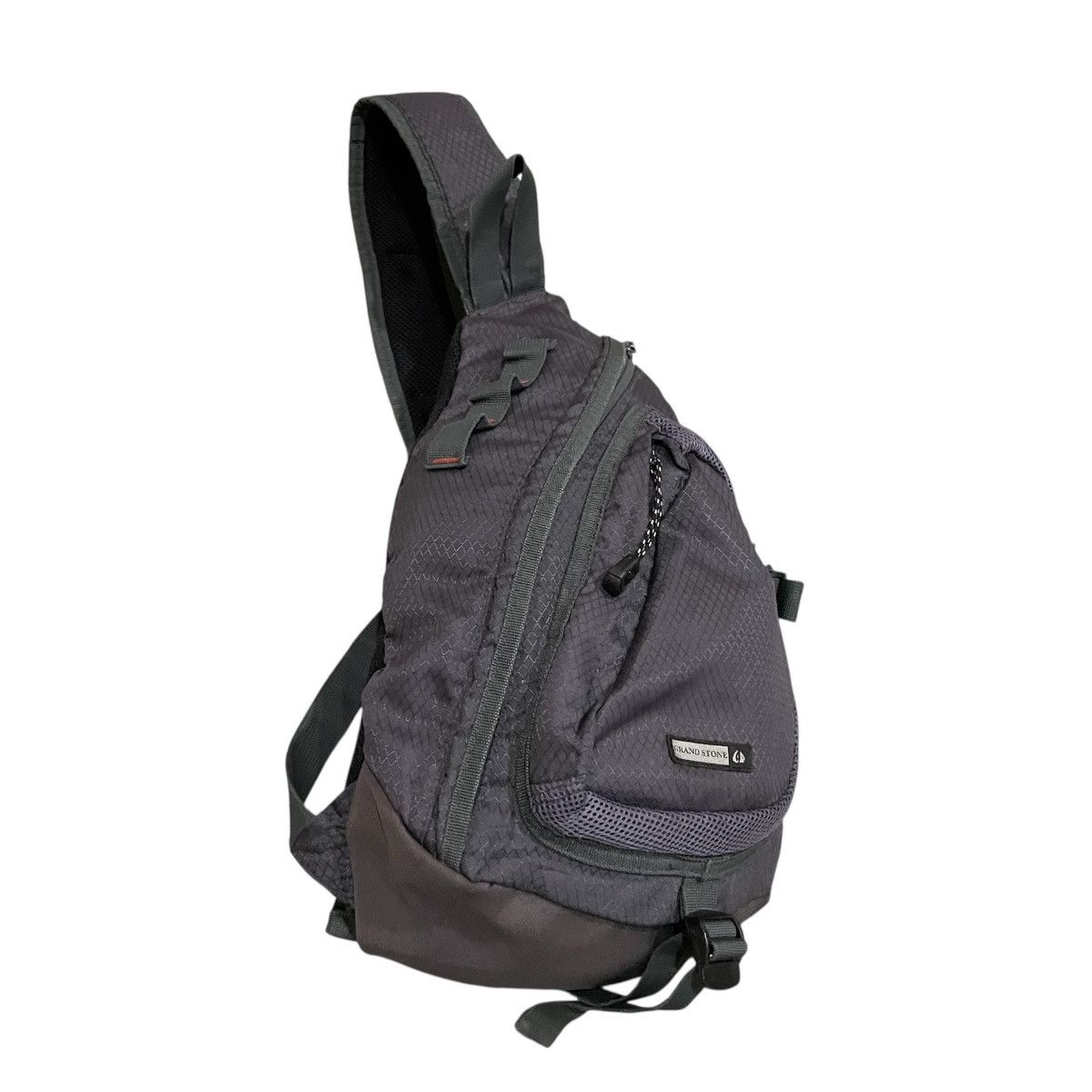 Grant Stone Grand Stone Techwear Dark Grey Ripstop Tactical Crossbody Size ONE SIZE - 3 Thumbnail