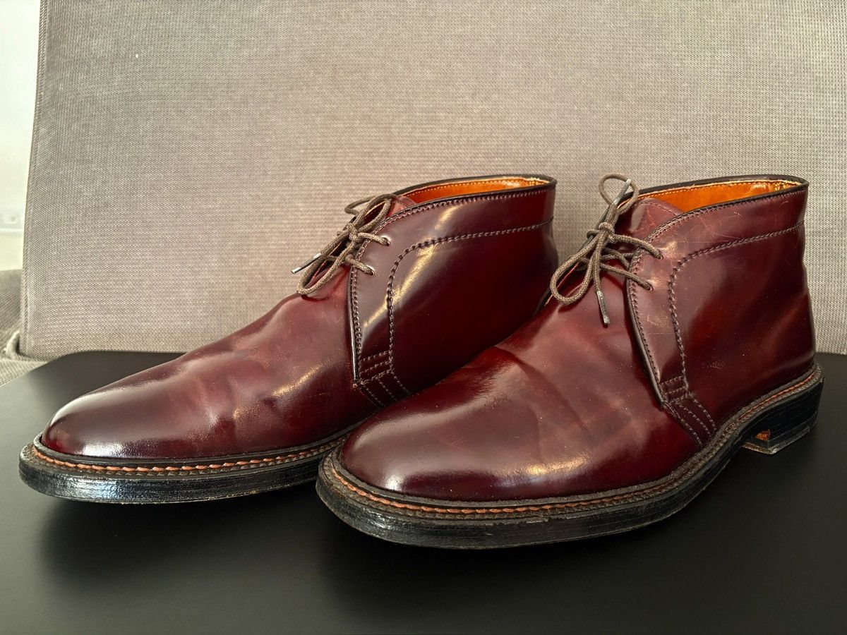 Alden Alden 7.5 Color 8 Horween Shell Cordovan Chukka Boots Size US 7.5 / EU 40-41 - 3 Thumbnail