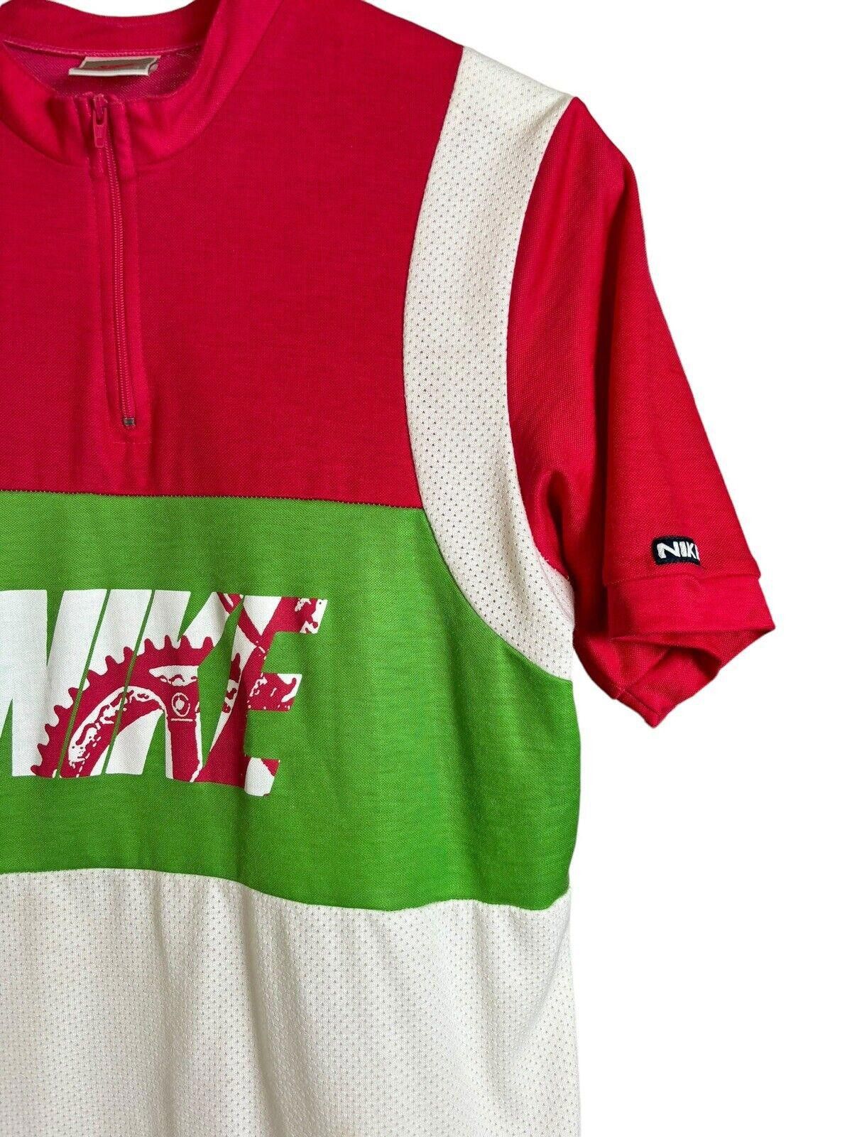 Nike × Vintage Vintage 90s Nike Cycle Jersey Bib Size Small Grey Tag Size ONE SIZE - 7 Thumbnail
