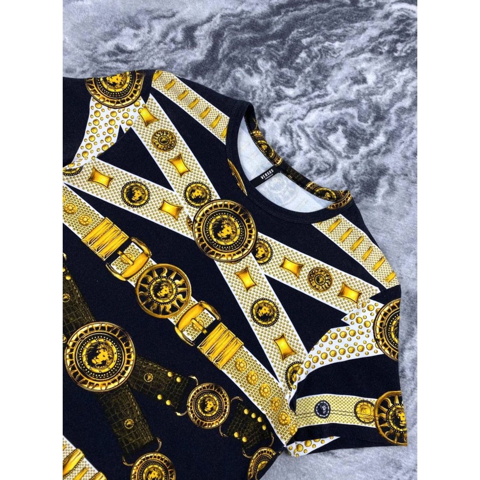 Versace Versus Versace T-Shirt Men Size S Multicolor Baroque Big Logo Size US S / EU 44-46 / 1 - 2 Thumbnail