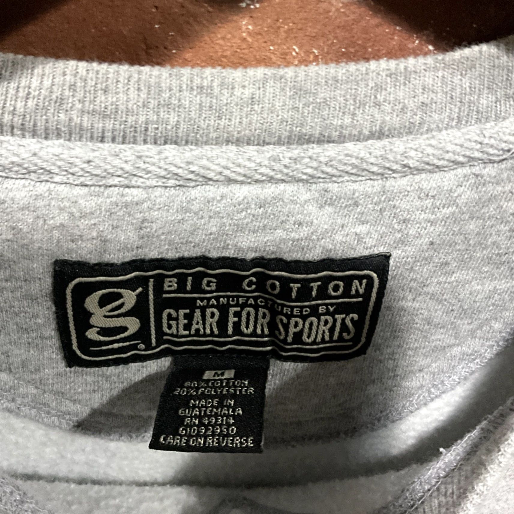 Vintage VINTAGE Air Force Academy Sweatshirt Crewneck Mens Medium Gray Heavyweight Gear For Sports 90s USA Pullover Size US M / EU 48-50 / 2 - 2 Thumbnail
