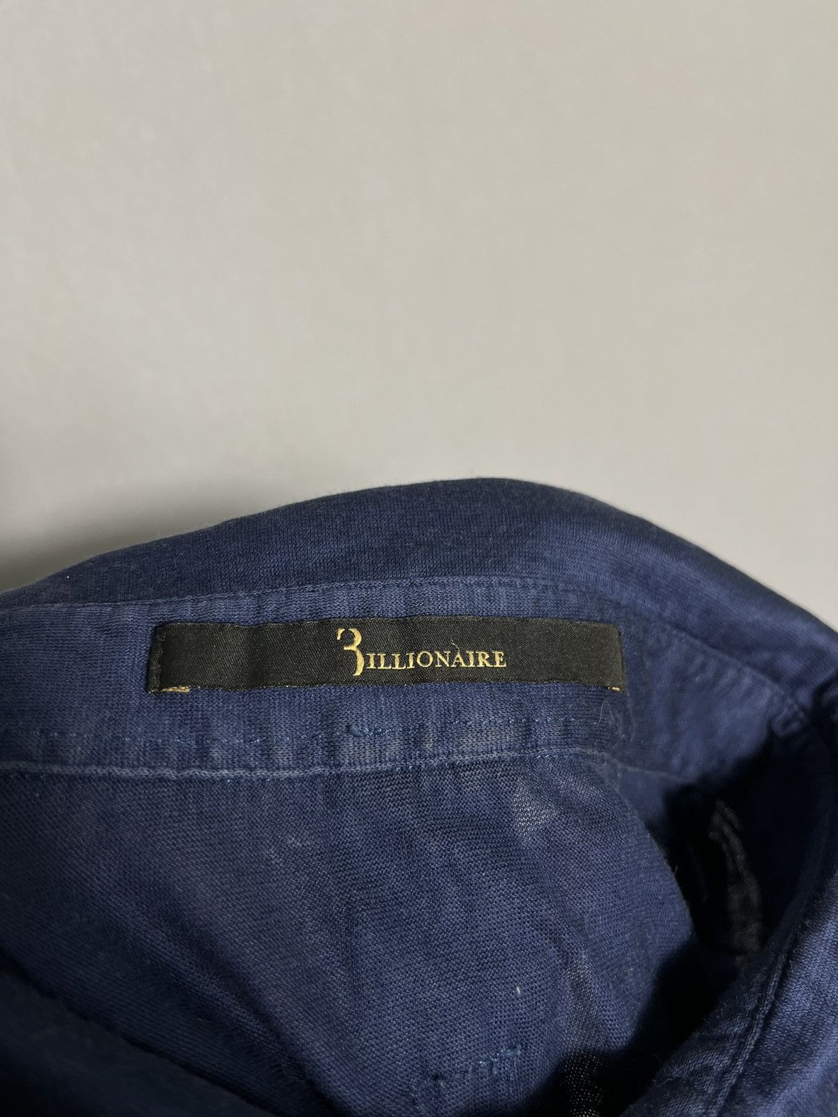 Billionaire Couture billionaire couture polo shirt blue mens italy cotton Size US XL / EU 56 / 4 - 12 Thumbnail