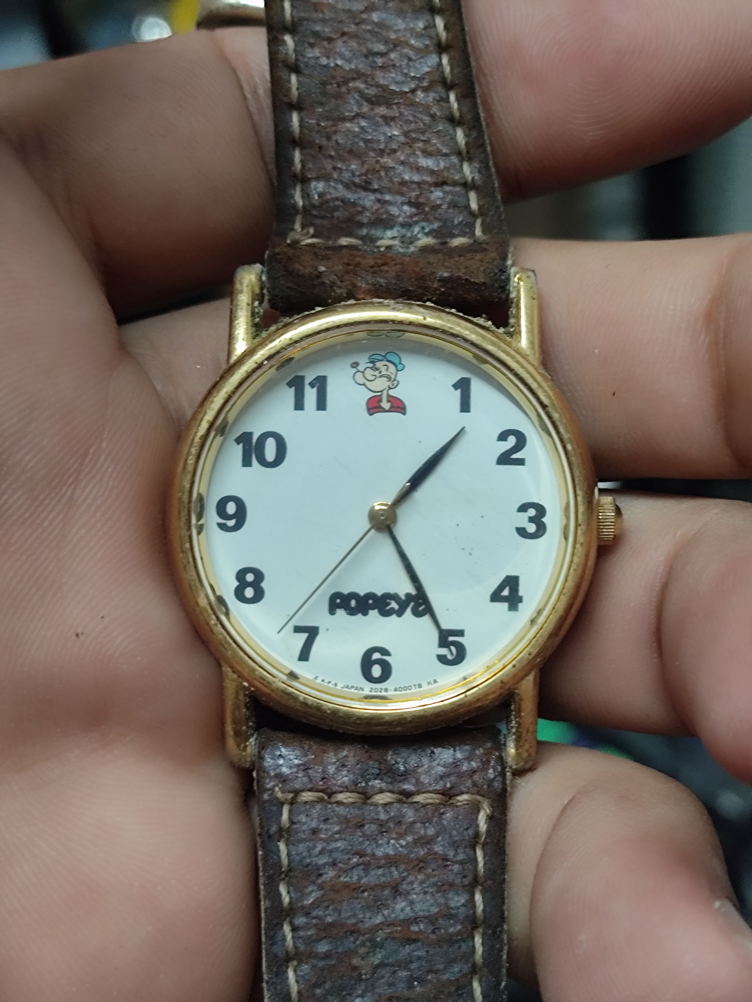 Vintage Super Rare 90's Collection Popeye Vintage Watch JAPAN MADE Size ONE SIZE - 3 Thumbnail