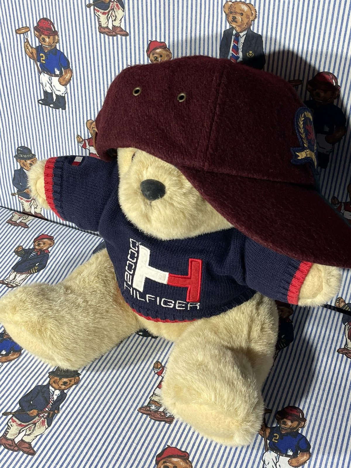 Tommy Hilfiger × Vintage Cap Tommy Hilfiger Lion Crest OG Vintage 90’s Size ONE SIZE - 7 Thumbnail