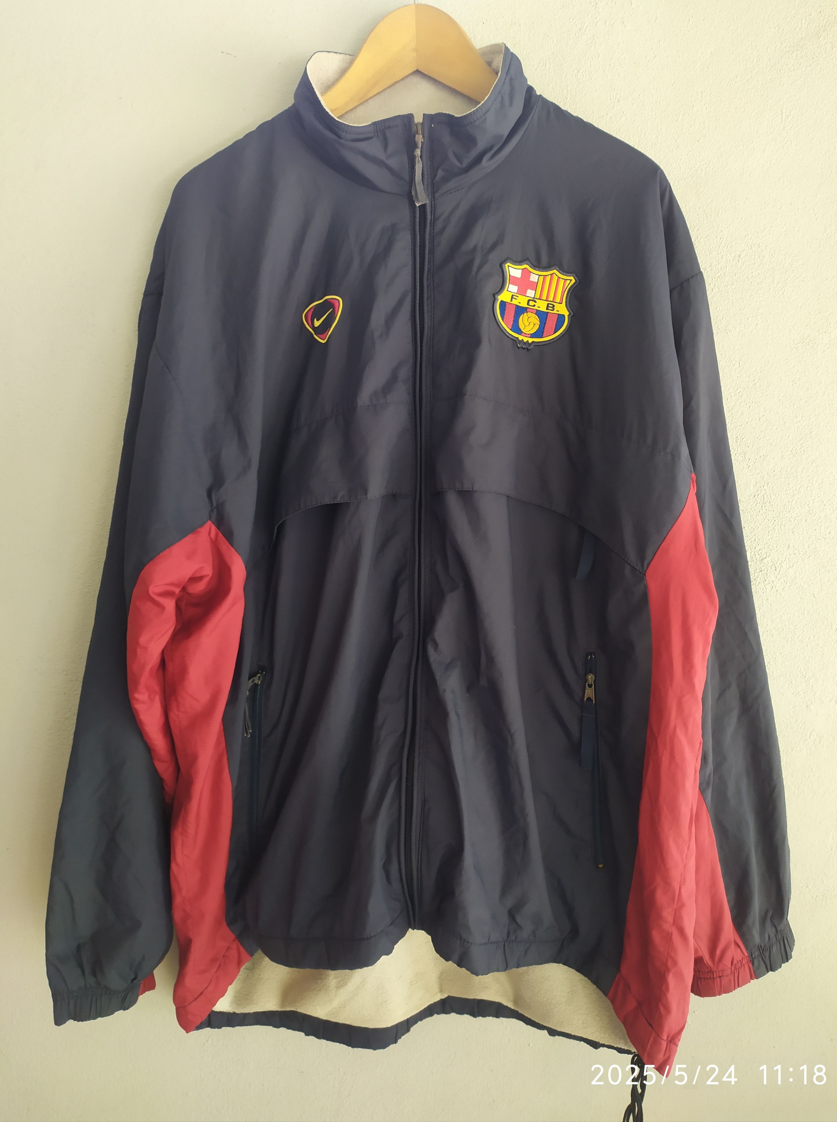Nike vintage F.C Barcelona jacket (L)