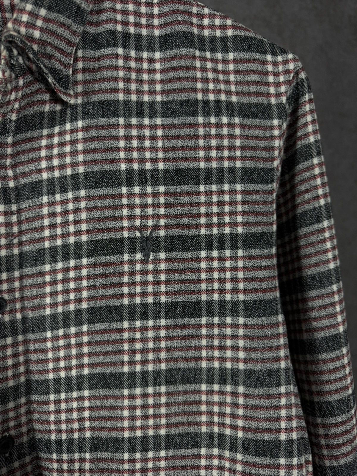 Allsaints Allsaints designer logo checkered shirt Size US M / EU 48-50 / 2 - 3 Thumbnail