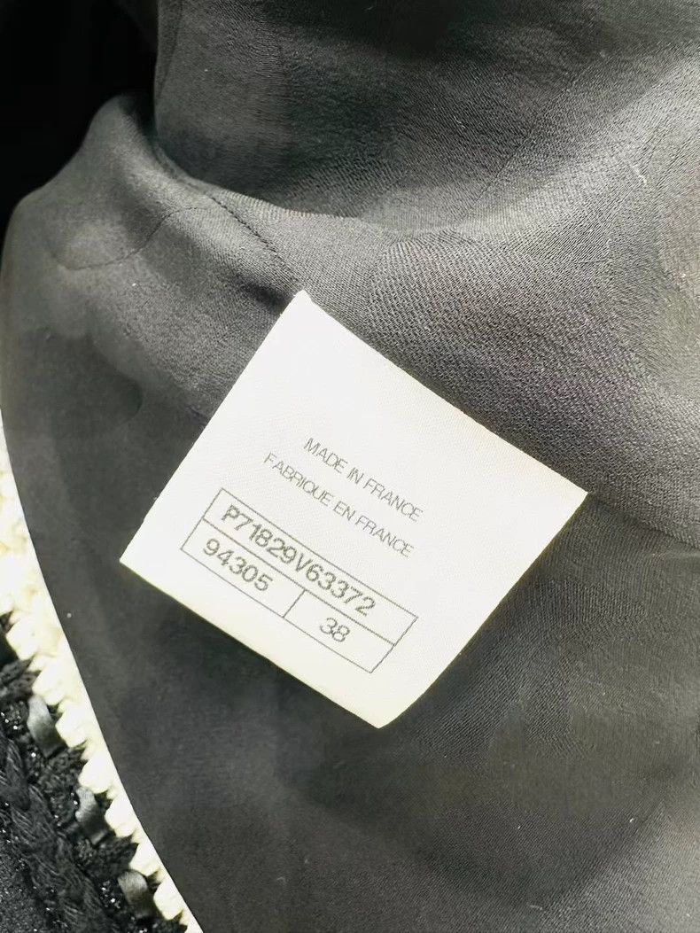 Chanel Chanel Early Spring Series Black and White Contrast Coat Size XS / US 0-2 / IT 36-38 - 8 Thumbnail