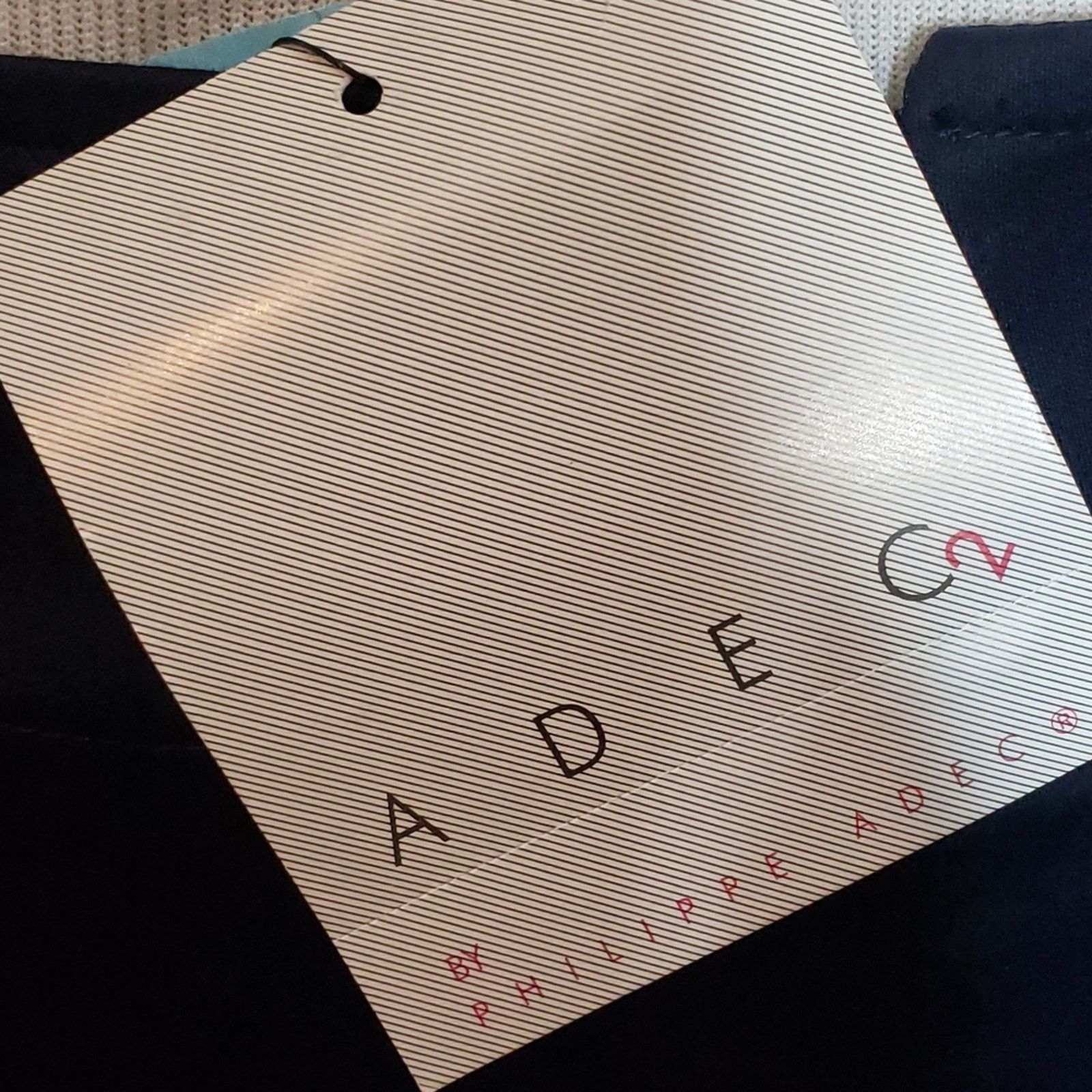 Other NWT ASEC2 Navy Zip back mini skirt by Philippe Adec SZ 8 Size 30" / US 8 / IT 44 - 9 Thumbnail