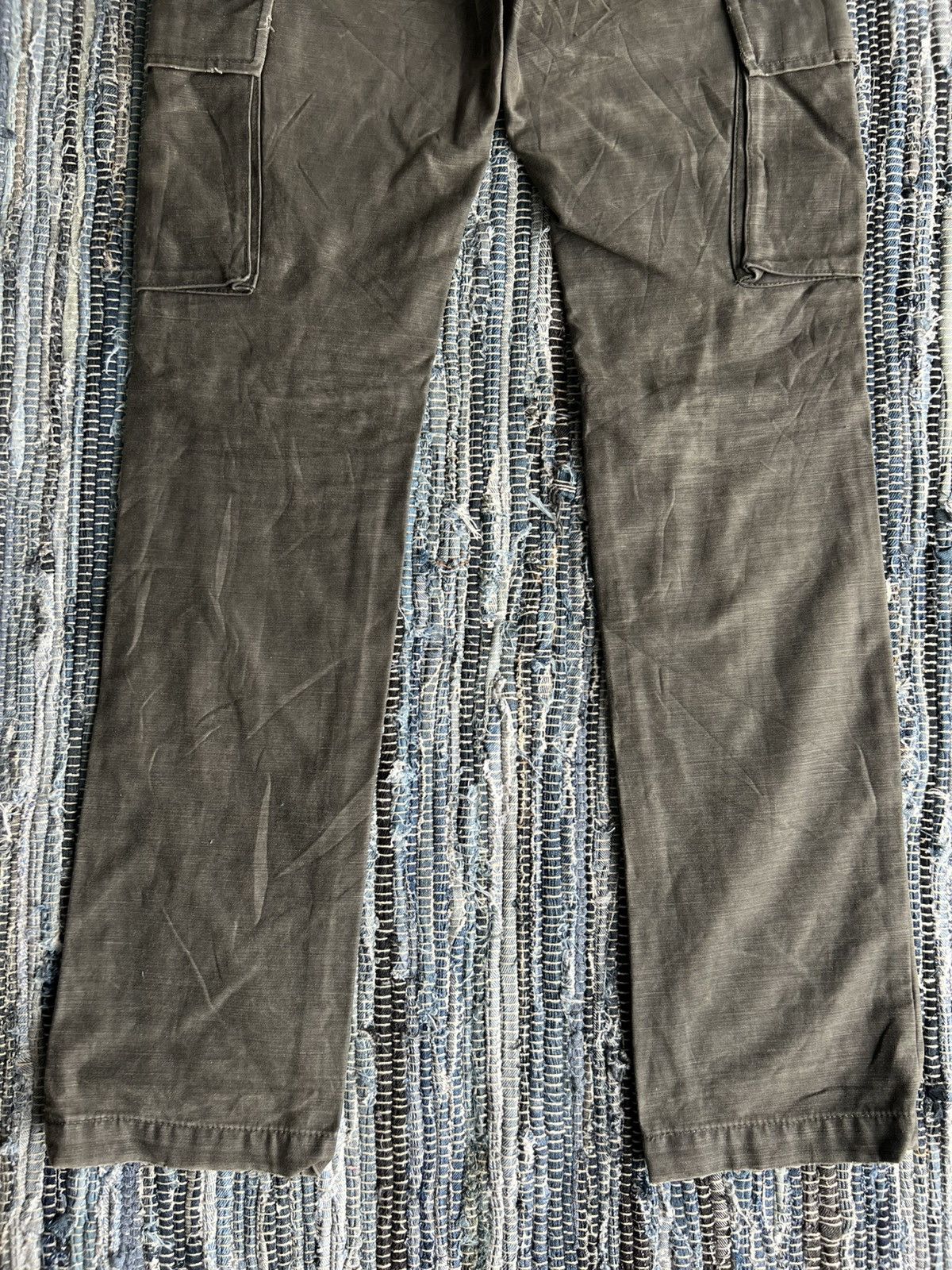 Full Count & Co. × Moleskine × Vintage Vintage Full Count 🇯🇵 Moleskin Cargo Military Trousers Pants Size US 28 / EU 44 - 8 Thumbnail