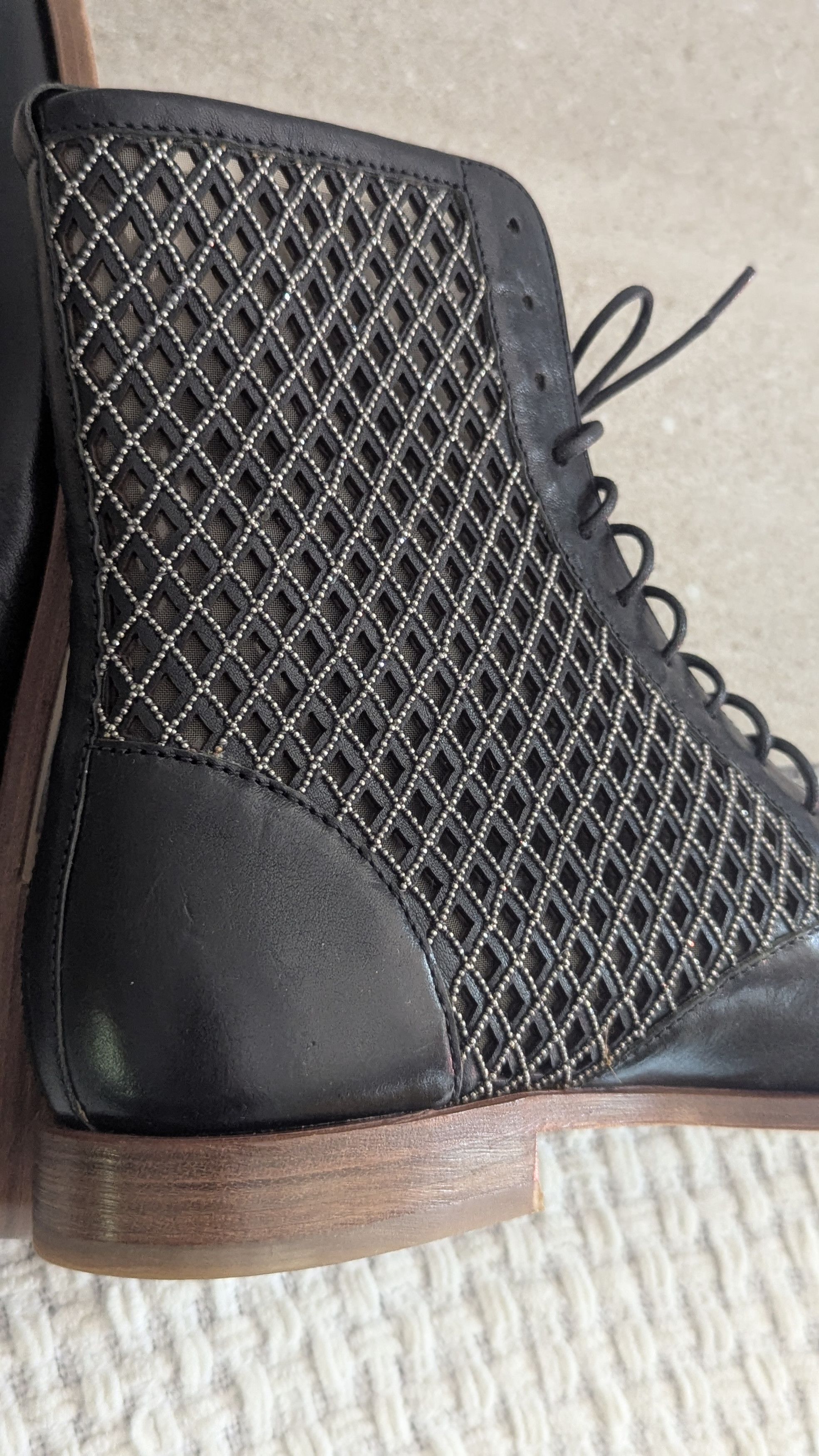 Brunello Cucinelli Black glitter bootie Size US 6.5 / IT 36.5 - 4 Thumbnail