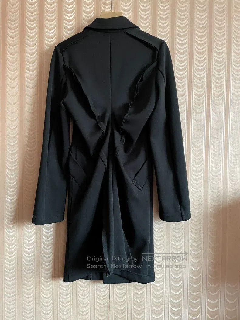 Comme des Garcons Comme Des Garcons Black long pleated deconstructed windbre Size S / US 4 / IT 40 - 3 Thumbnail