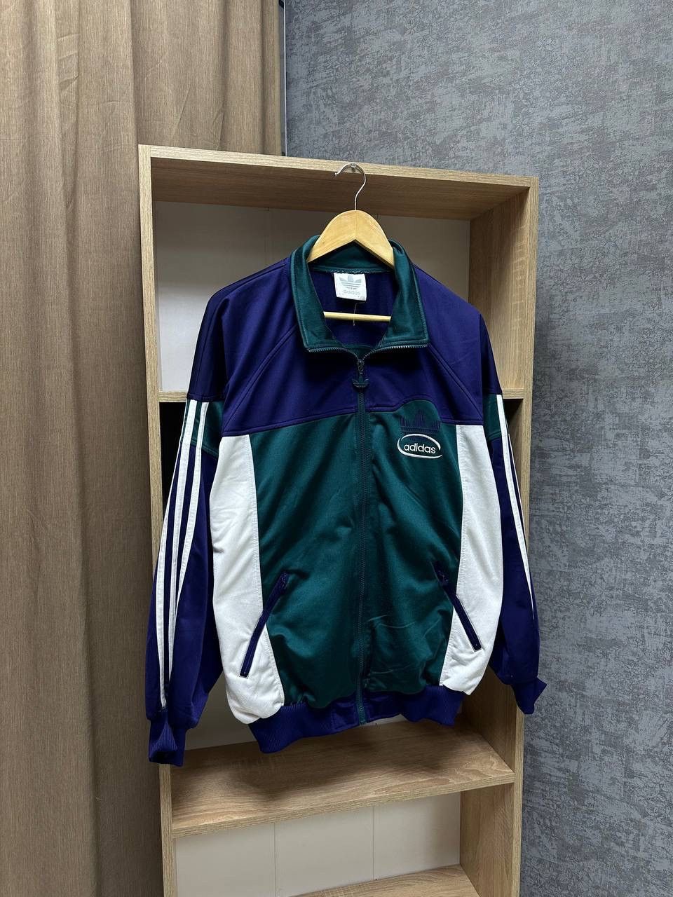 Adidas × Vintage Vintage Adidas Sportswear Big Logo Zip Hoodie Size US M / EU 48-50 / 2 - 11 Thumbnail
