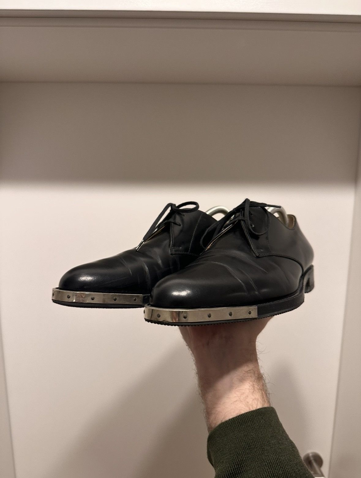 Helmut Lang S/S 2004 Metal Toes Derbies Size US 8 / EU 41 - 4 Thumbnail