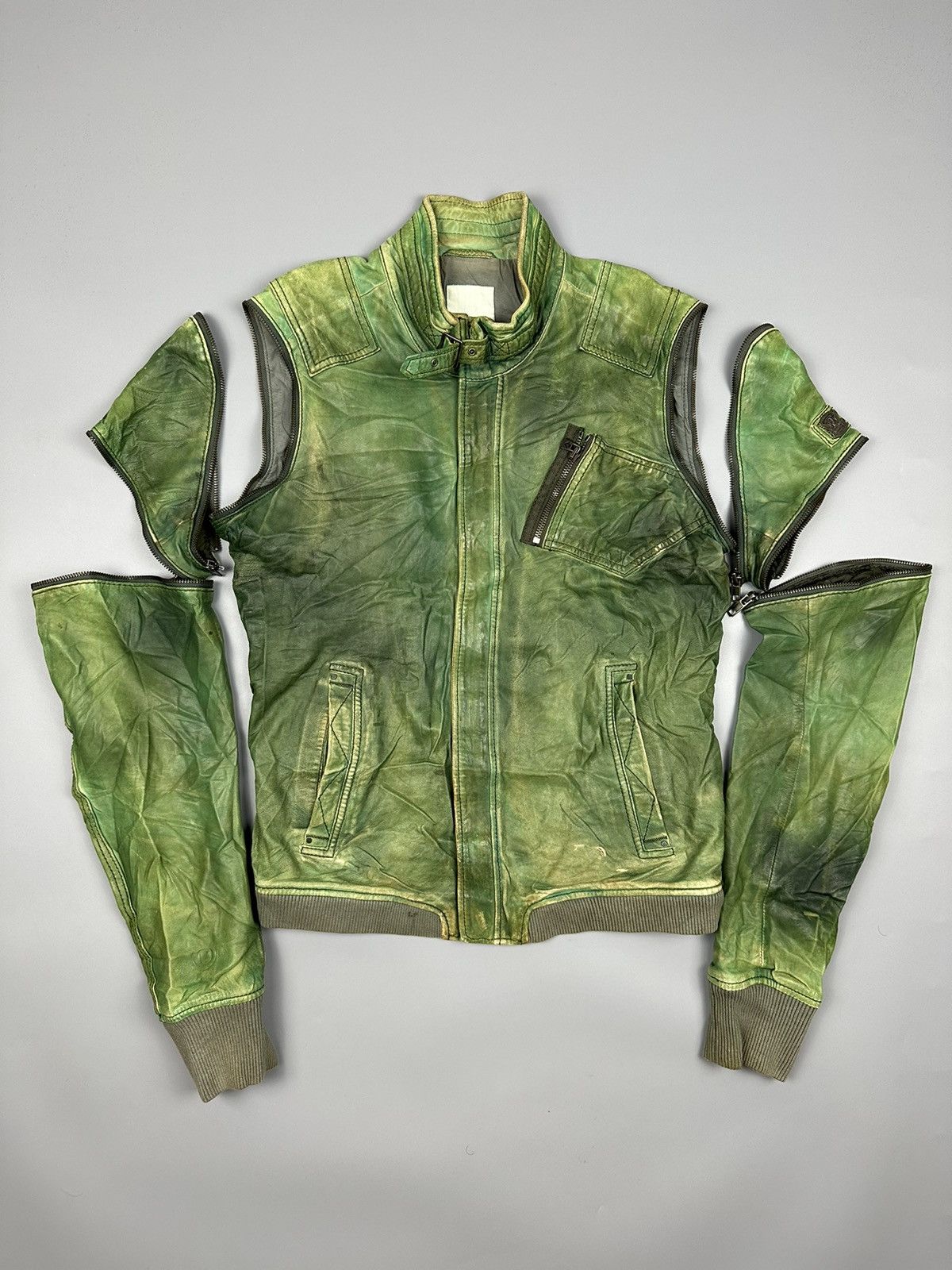 Diesel 🔥Very Rare🔥Vintage Diesel Leather Jacket Size US M / EU 48-50 / 2 - 2 Thumbnail