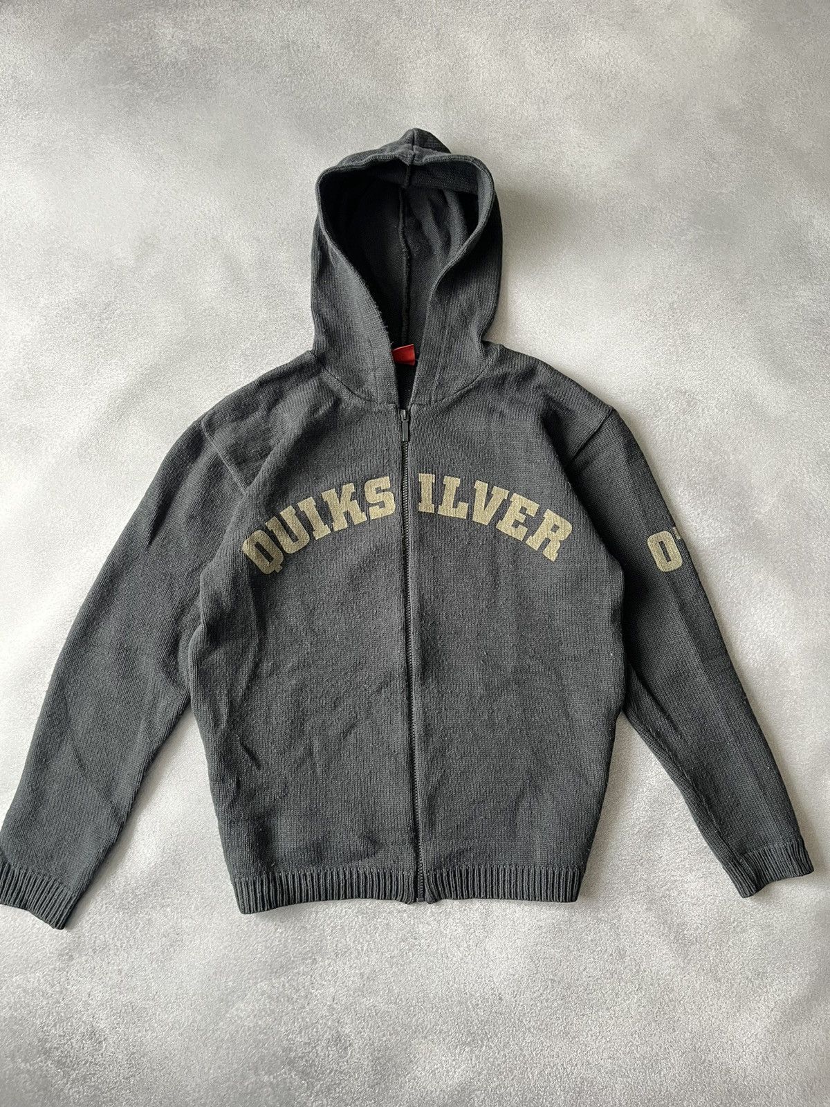 Quiksilver Ventage y2k Quicksilver zip hoodie surfstyle knitwear Size US L / EU 52-54 / 3 - 1 Thumbnail