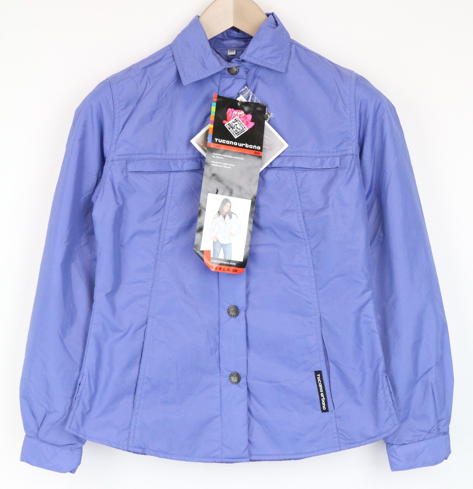 Other LORI 2XS Purple Windproof Collared Moto Jacket 75796 Size XXS / US 00 / IT 34 - 1 Thumbnail