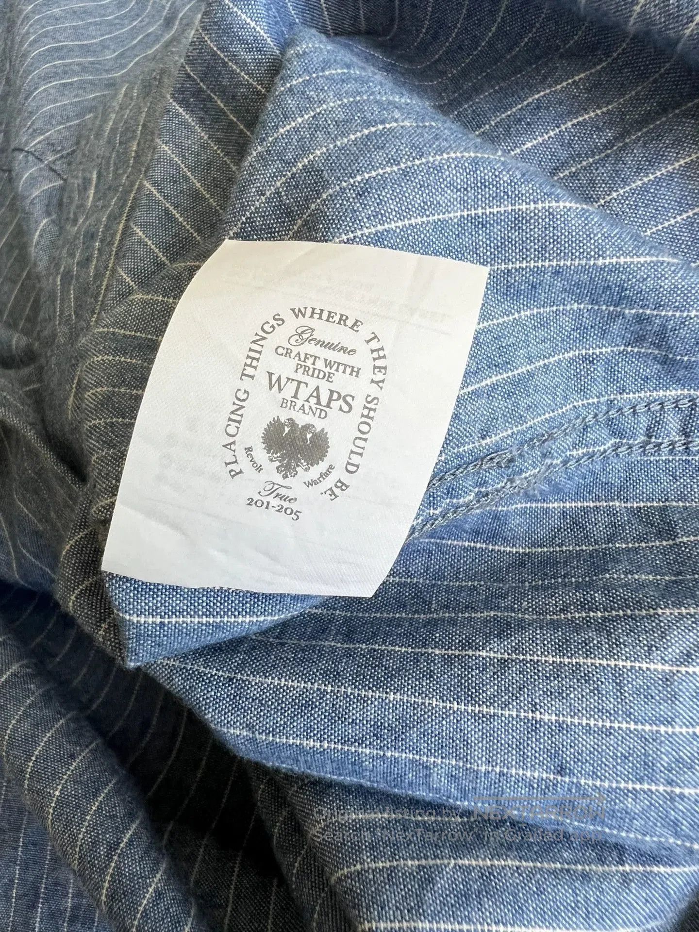 Wtaps wtaps striped button-up shirt with pockets. Size US M / EU 48-50 / 2 - 6 Thumbnail