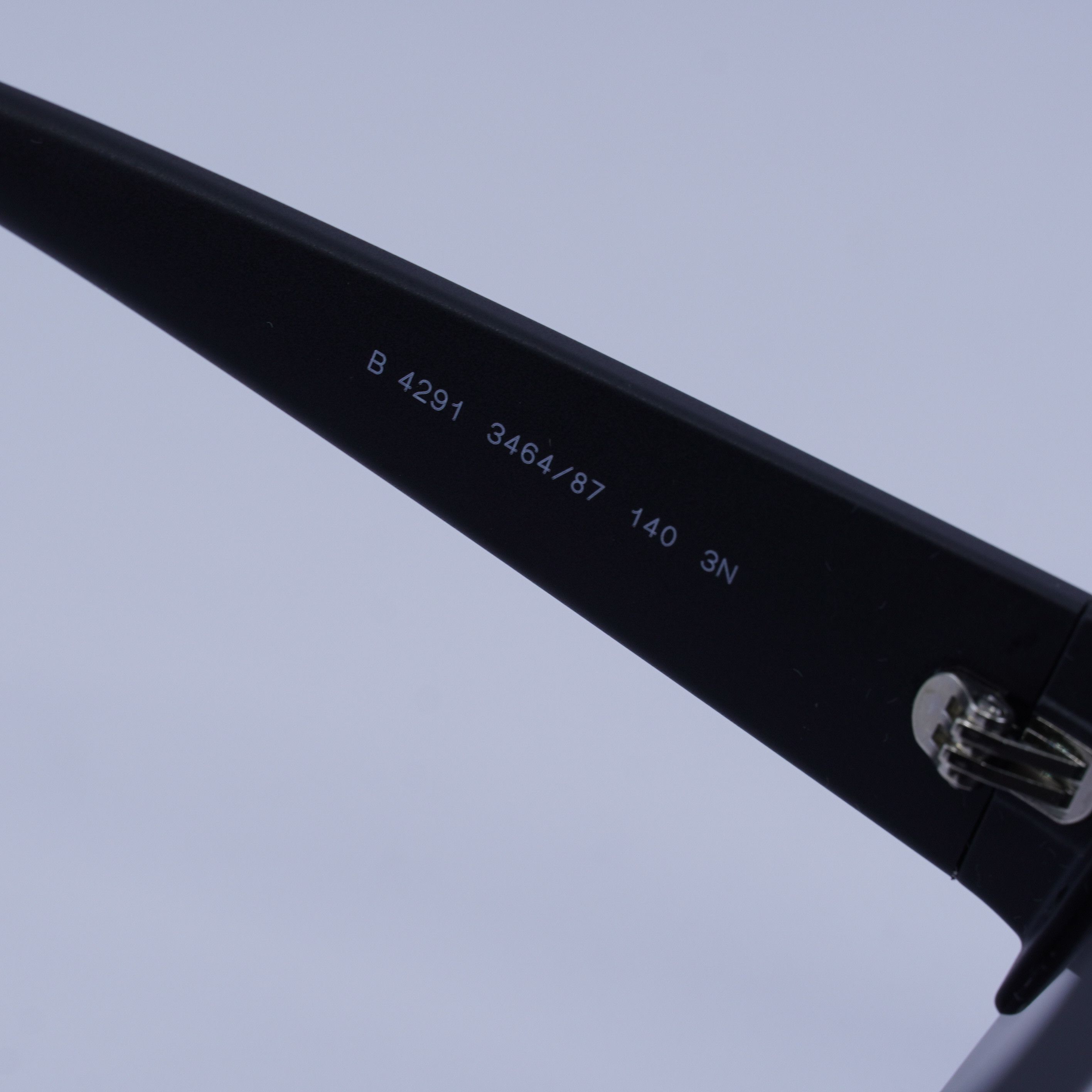 Burberry Burberry BE4291 3464/87 Shield Sunglasses Matte Black Frame Size ONE SIZE - 8 Thumbnail