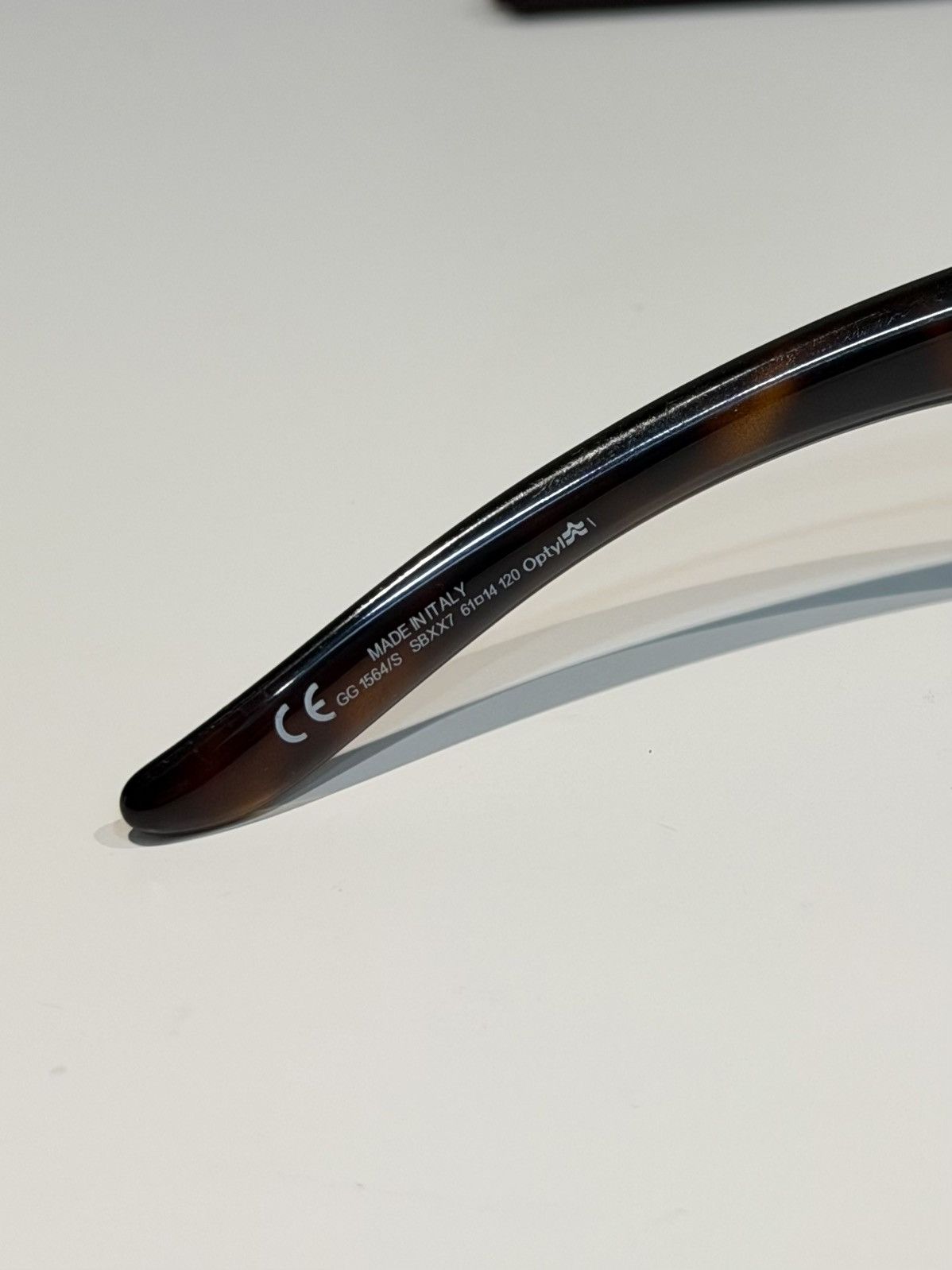Gucci GUCCI Tom Ford FW 2004 Logo Slim Sunglasses GG1564/S Demna Size ONE SIZE - 7 Thumbnail