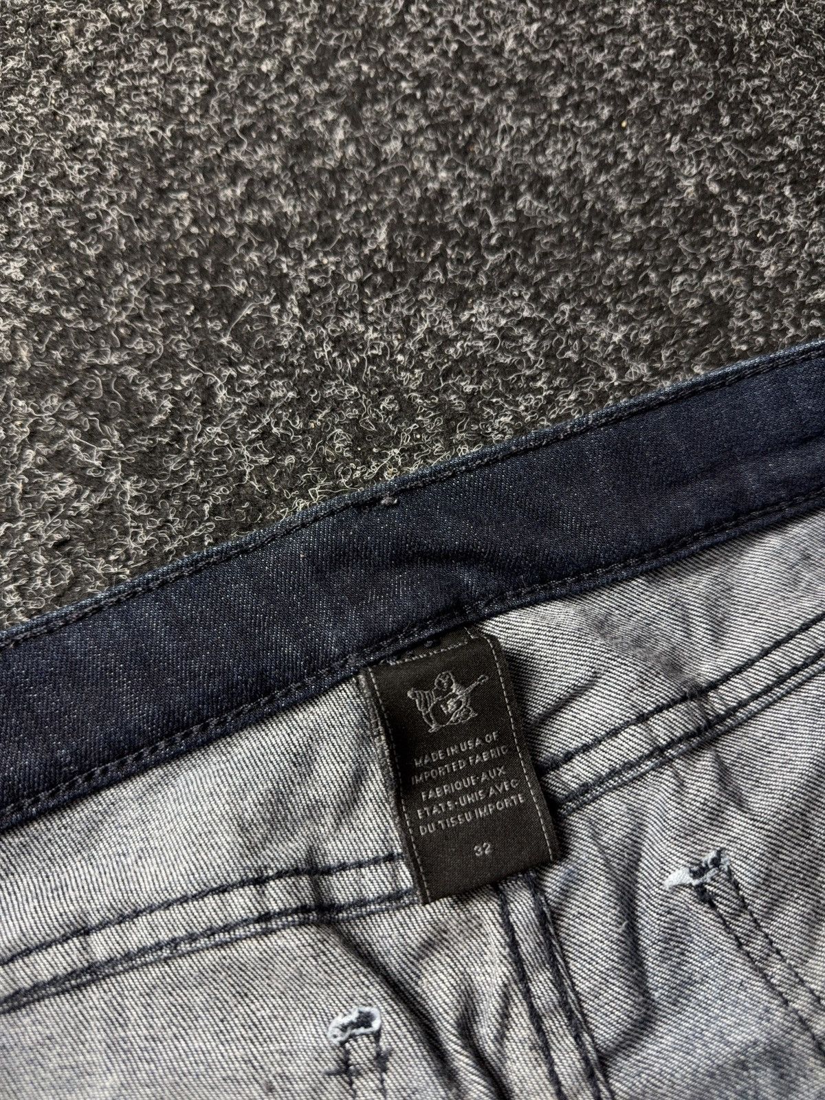 True Religion Y2K 00s True Religion Women’s Dark Wash Stretch Denim Jeans Size 31" - 11 Thumbnail