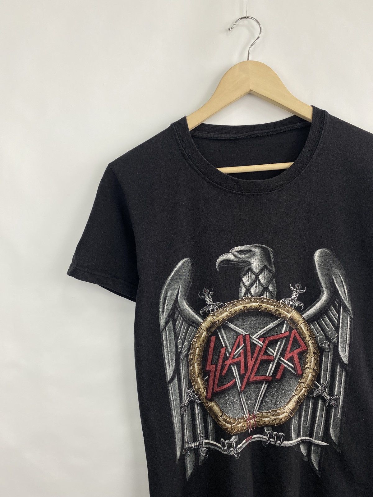 Slayer 🇺🇸 Vintage Y2K Slayer Rock Band T-Shirt Retro Rare Hype Size US S / EU 44-46 / 1 - 2 Thumbnail
