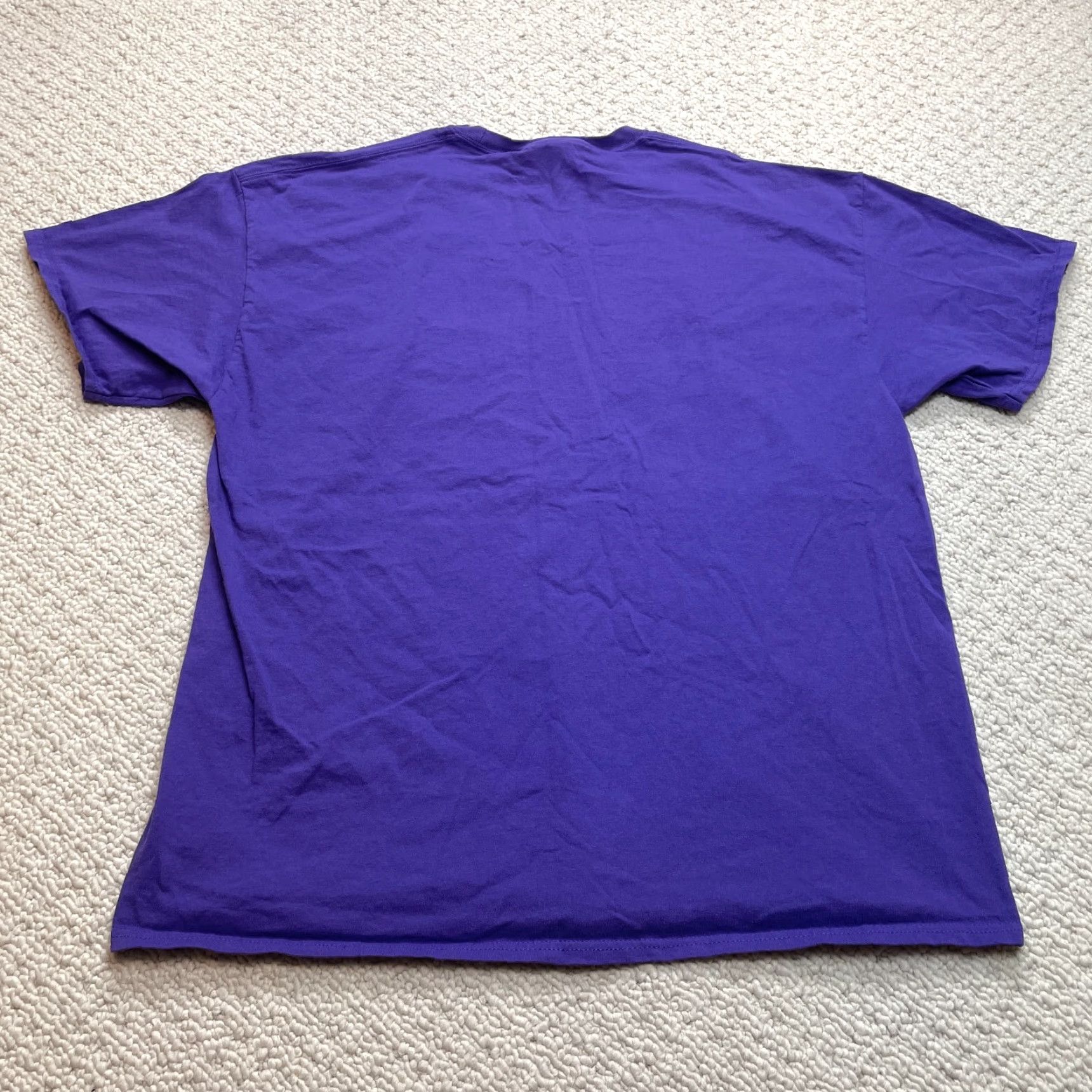 Port & Company Port & Company Core Cotton Shirt Adult 2XL 2XL Purple Short Sleeve Crew Neck Solid Mens Classic Cotton T-Shirt Size US XXL / EU 58 / 5 - 7 Thumbnail