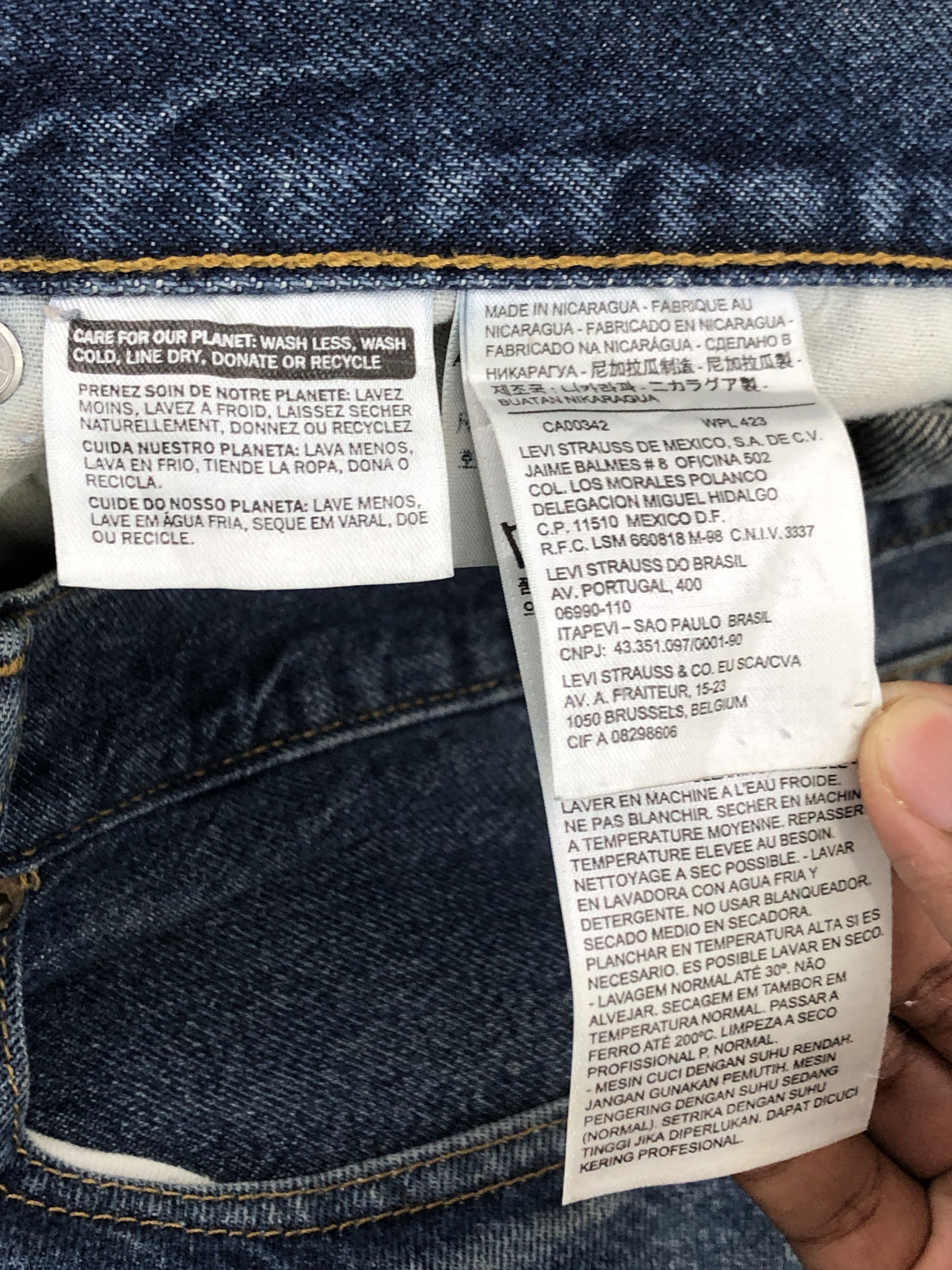 Levi's Vintage Levi's 505 Faded Blue Jeans DP2309 Size US 38 / EU 54 - 7 Thumbnail