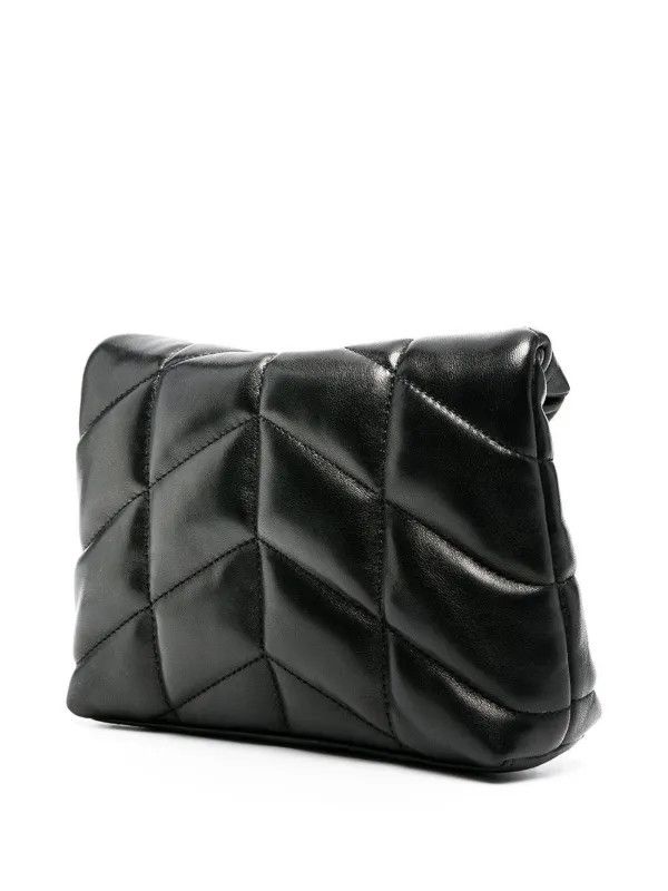 Saint Laurent Paris o1b1hav110225 Size: OS / Puffer Small Pouch With Card Case Size ONE SIZE - 4 Thumbnail